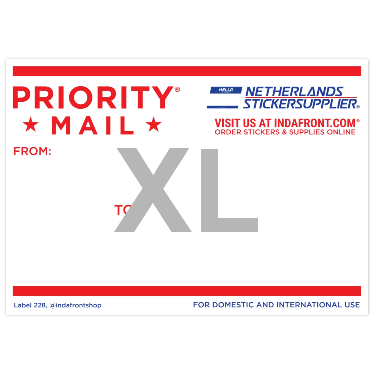 Priority Mail Stickers XL (A5) image 0