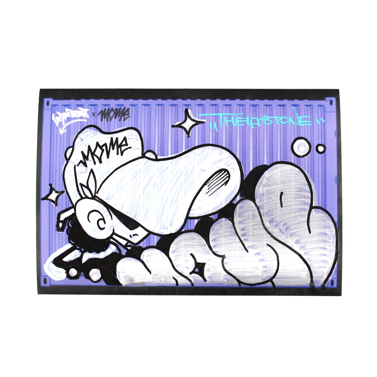 Container Stickers Purple (50 pcs.) image 3