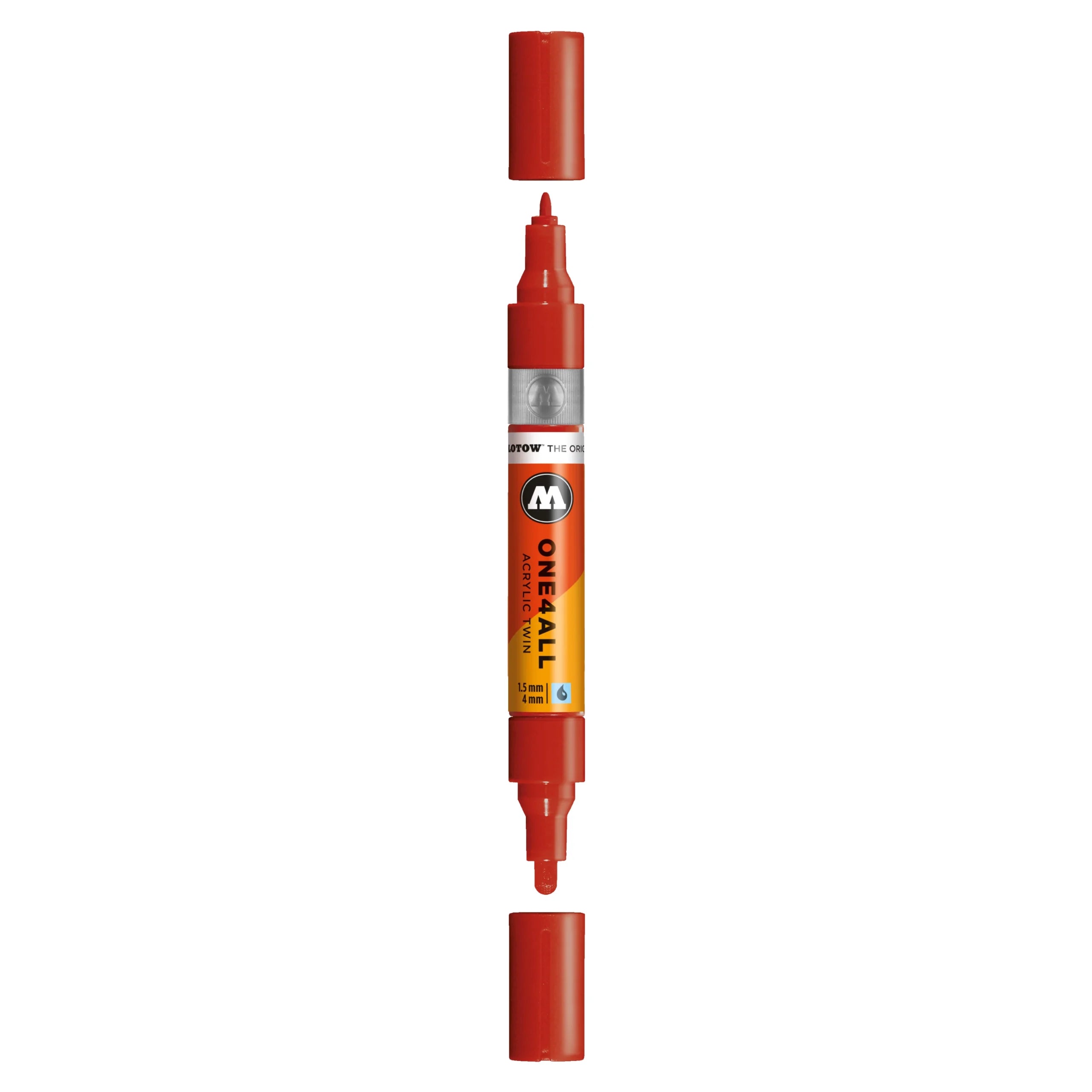 Molotow ONE4ALL Acrylic TWIN Marker (1.5-4mm) - Raspberry Red image
