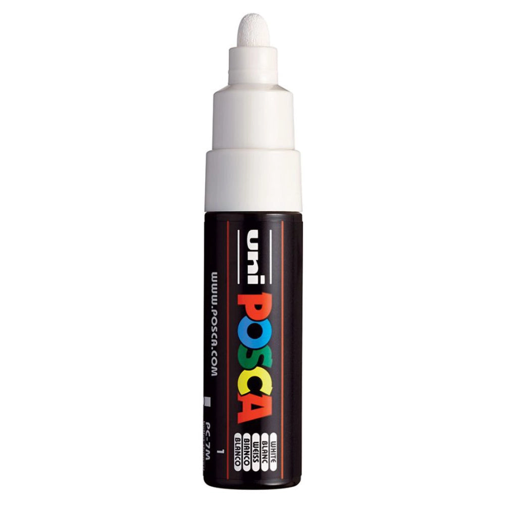 Posca PC-7M Acrylic Marker (5mm) - White image