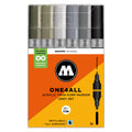 Molotow ONE4ALL TWIN Marker Grey Set (1.5-4mm) (6x) image 0