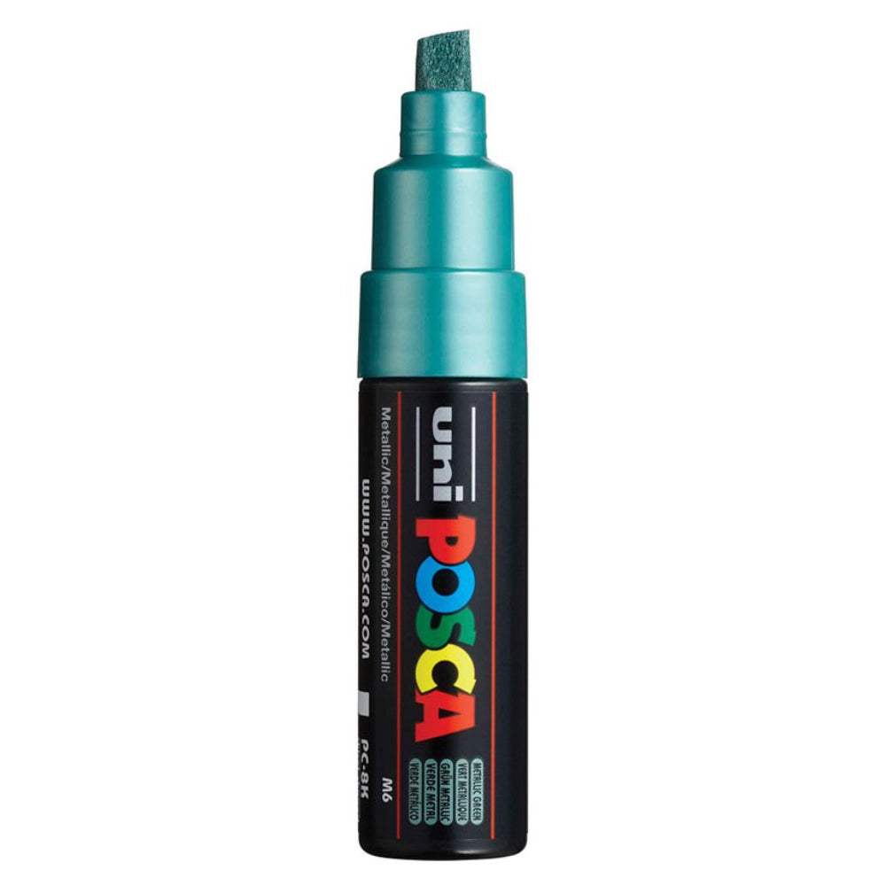Posca PC-8K Acrylic Marker (8mm) - Metallic Green image