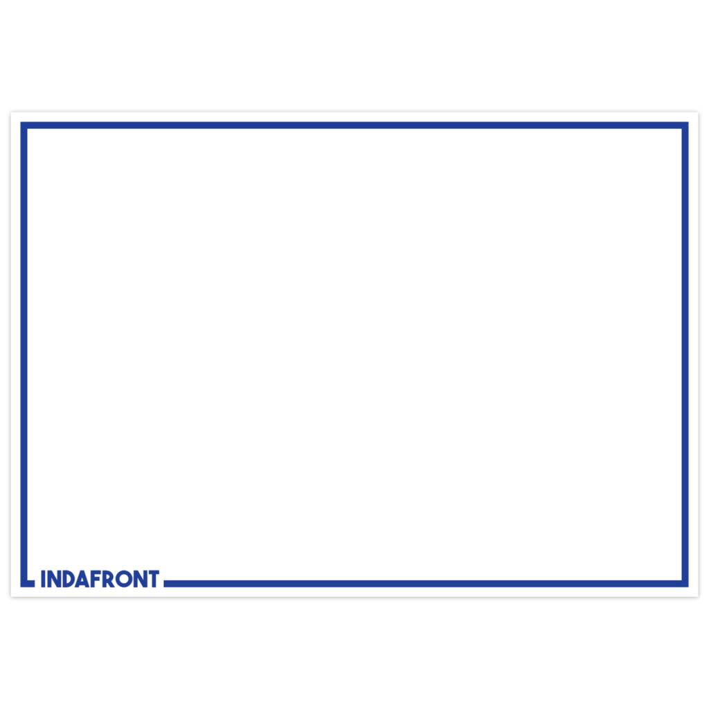 Line Border Stickers Blue (50 pcs.) image 0