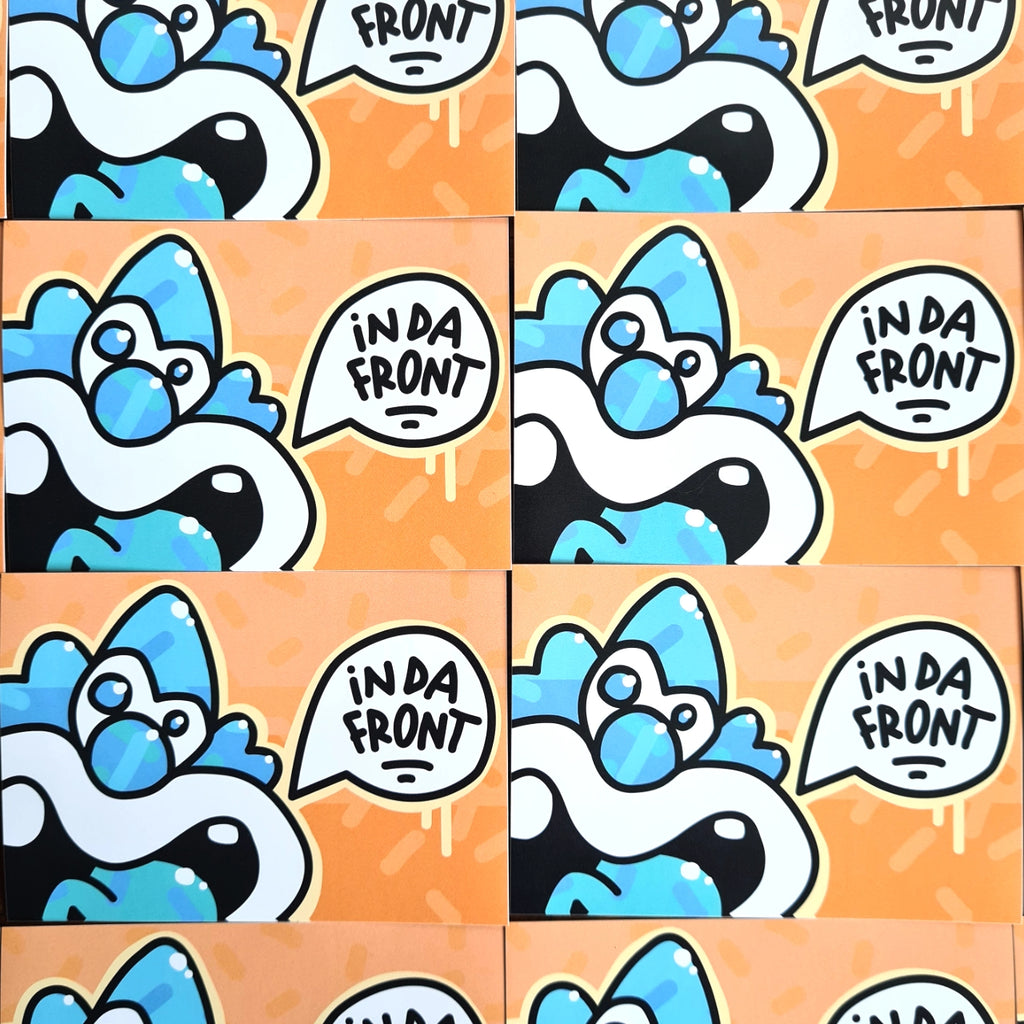 Fatoe Indafront Vinyl Stickers - Limited Edition (10 pcs.) image 2