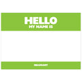 Hello My Name is Stickers Light Green (50 pcs.) image 0