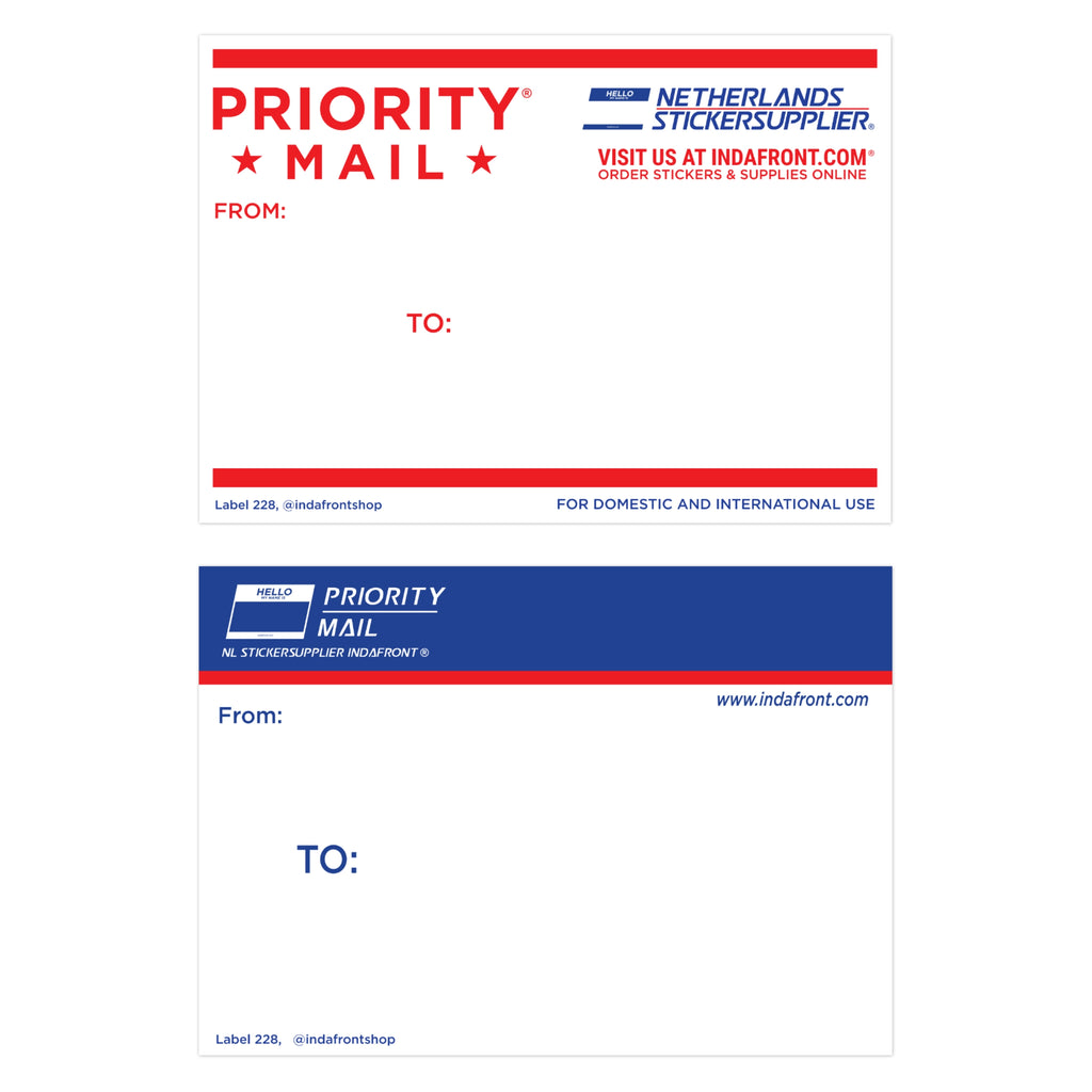 Priority Mail Stickers Mix (50 pcs.) image 0