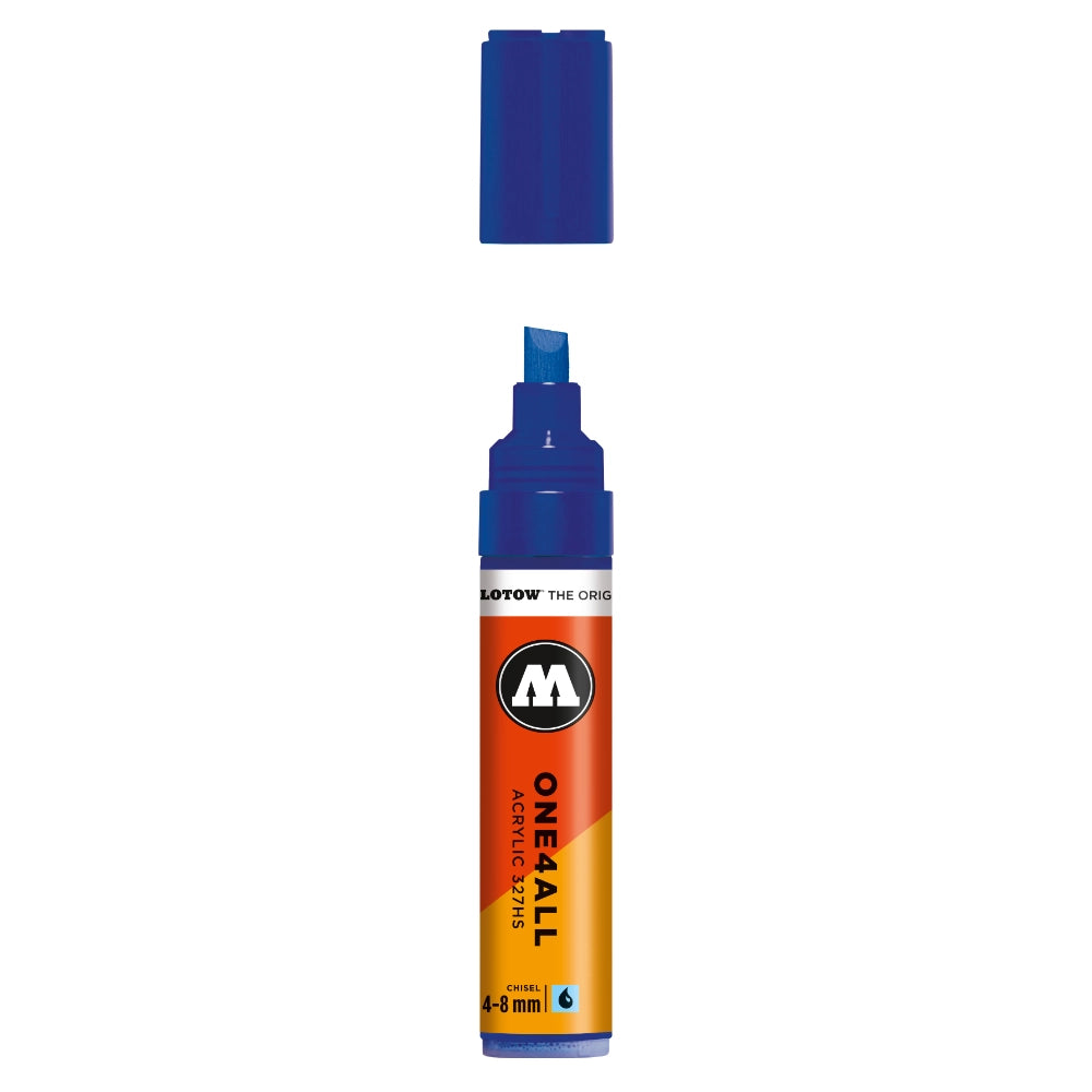 Molotow ONE4ALL 327HS Acrylic Marker (4-8mm) - True Blue image