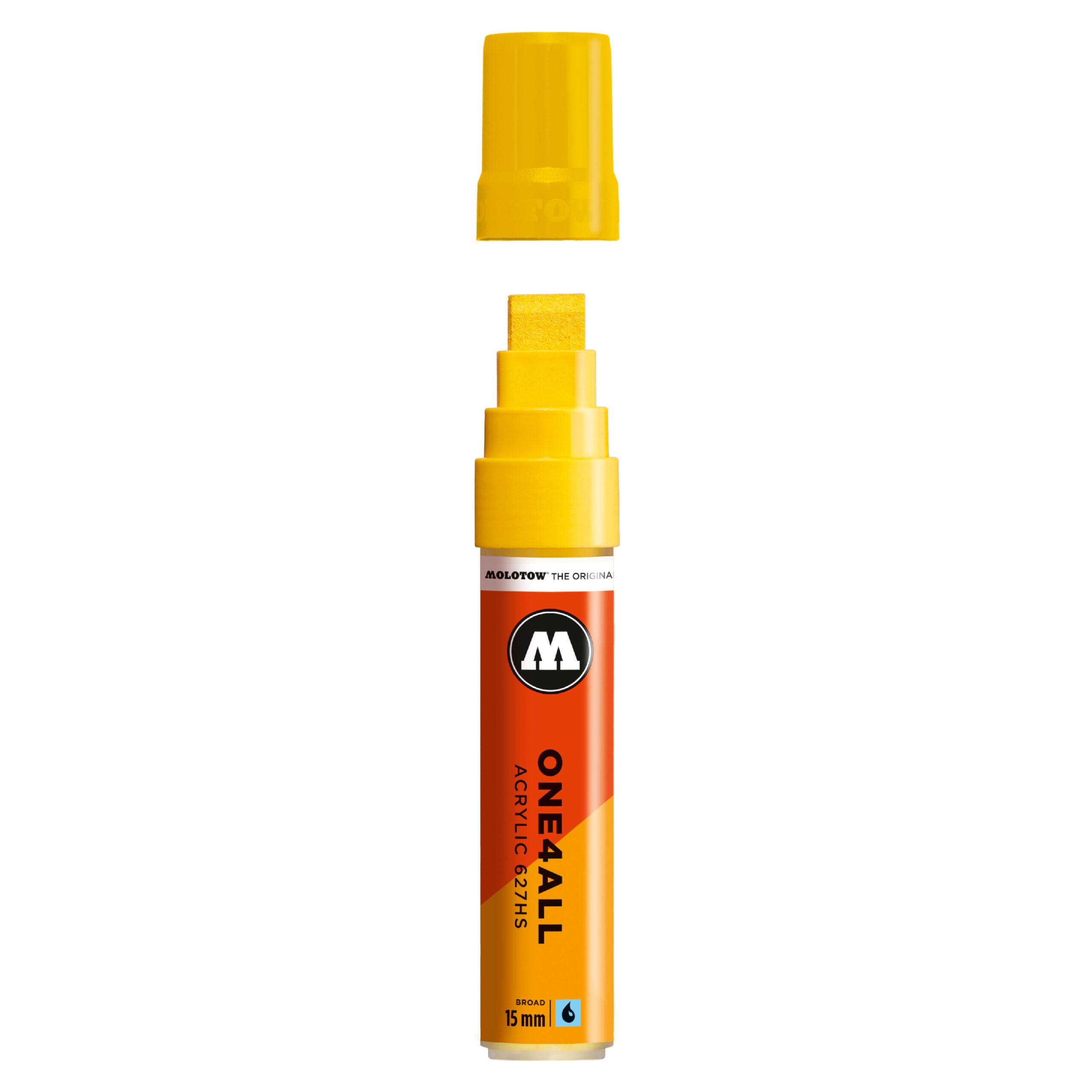 Molotow ONE4ALL 627HS Acrylic Marker (15mm) - Zinc Yellow image