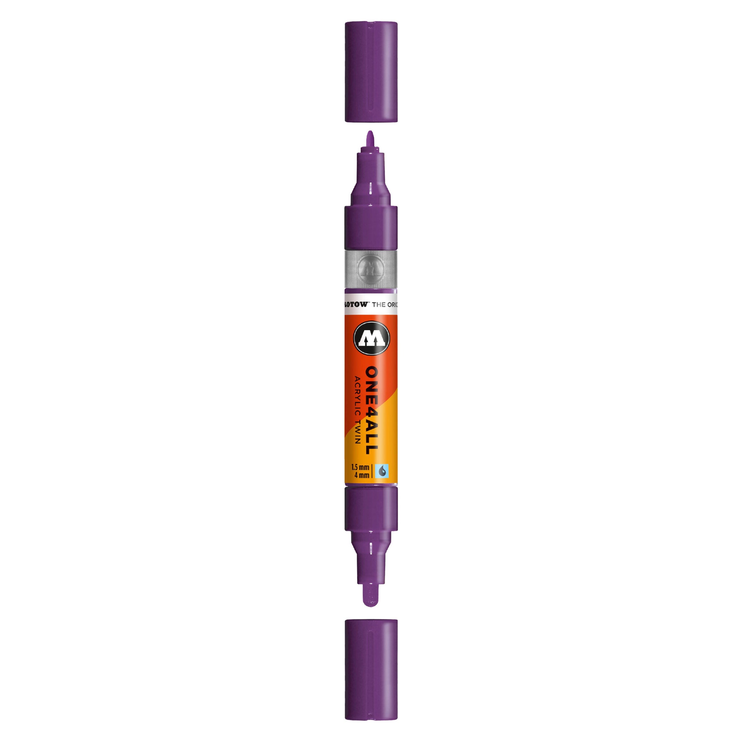 Molotow ONE4ALL Acrylic TWIN Marker (1.5-4mm) - Currant image