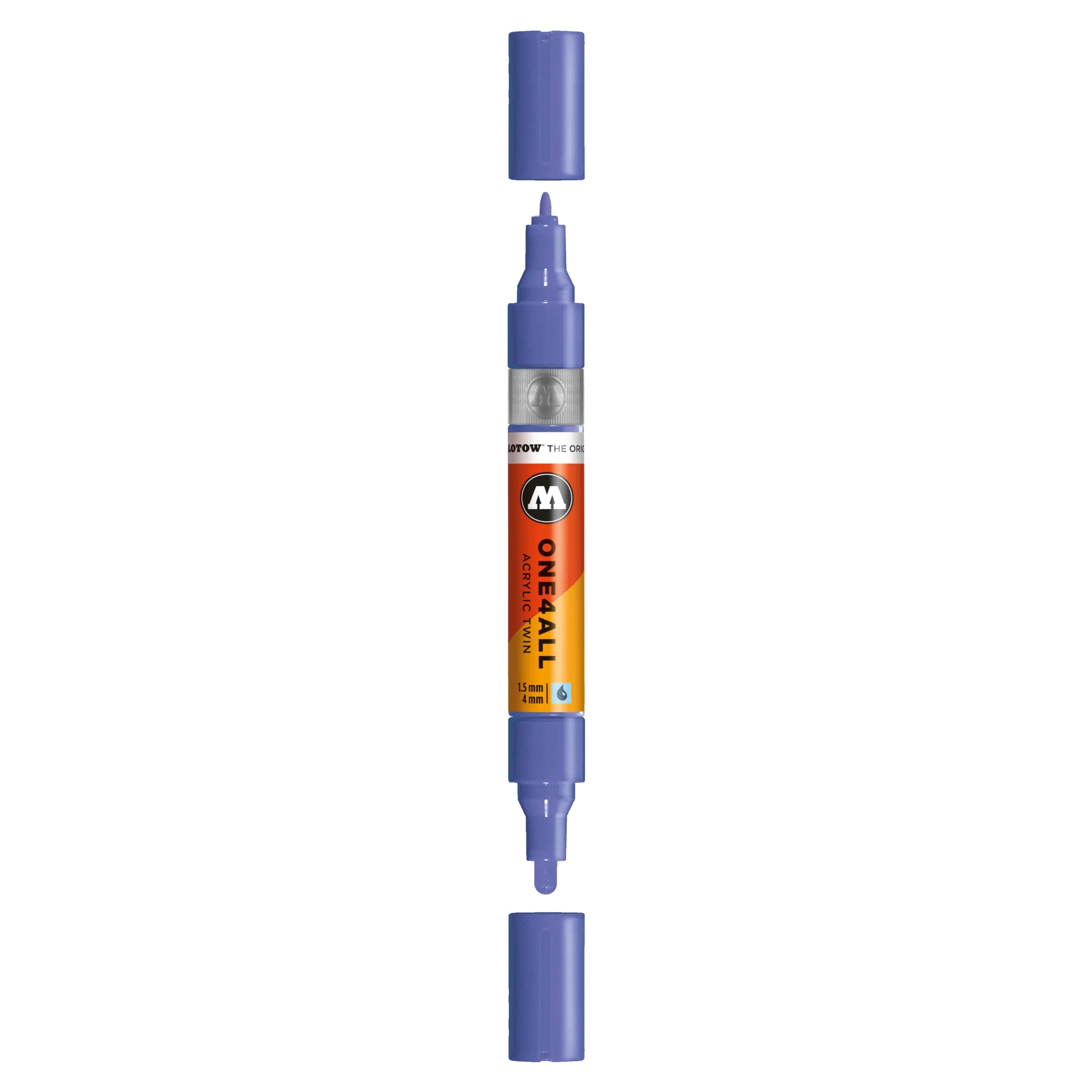 Molotow ONE4ALL Acrylic TWIN Marker (1.5-4mm) - Viola image