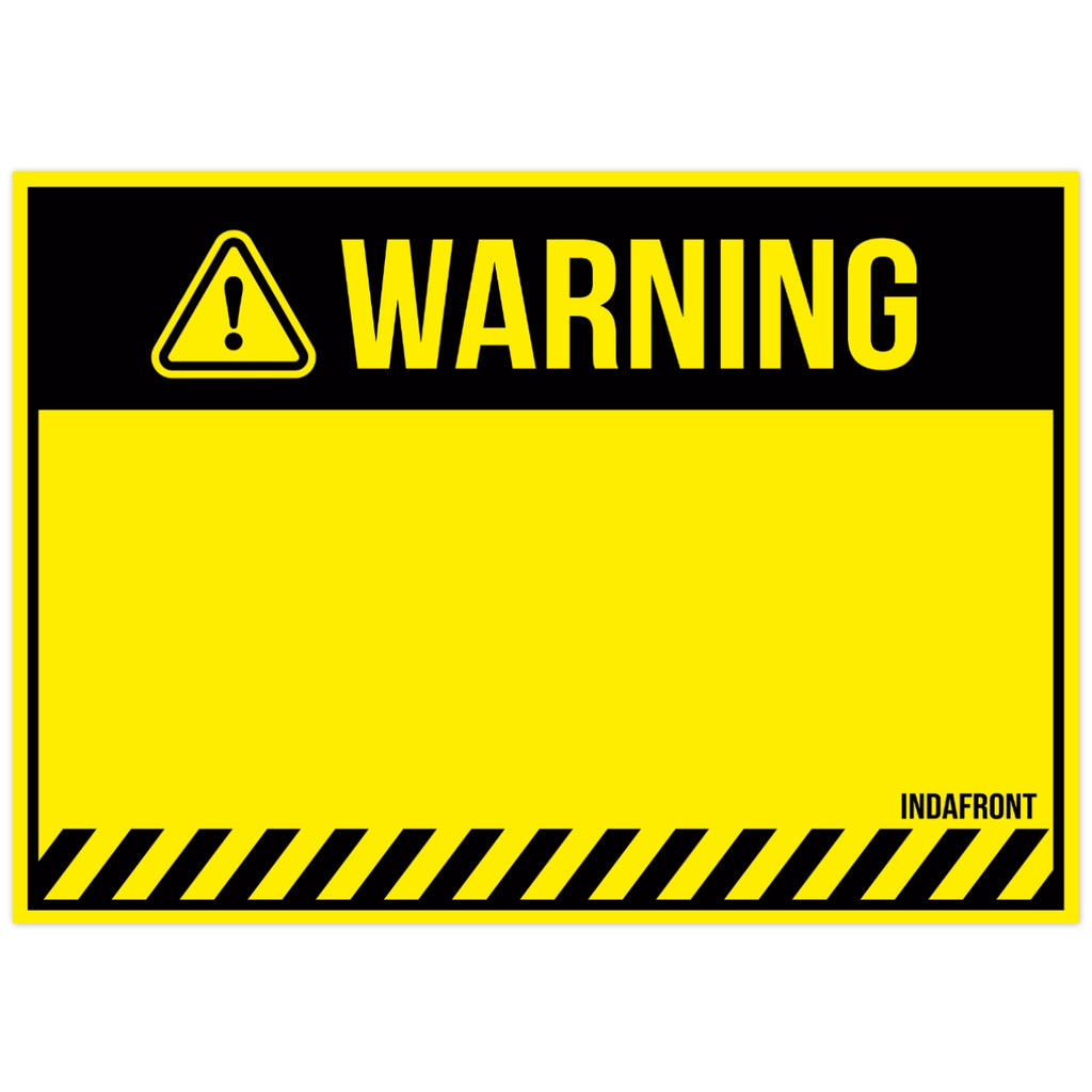Warning Stickers (50 pcs.) image 0