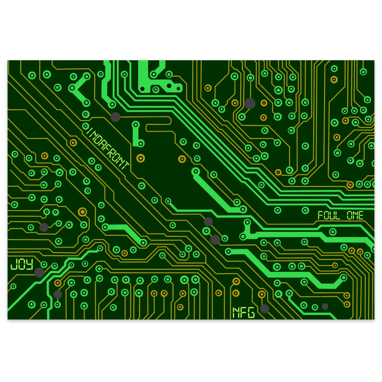 Circuit Board Stickers (50 pcs.) image 0