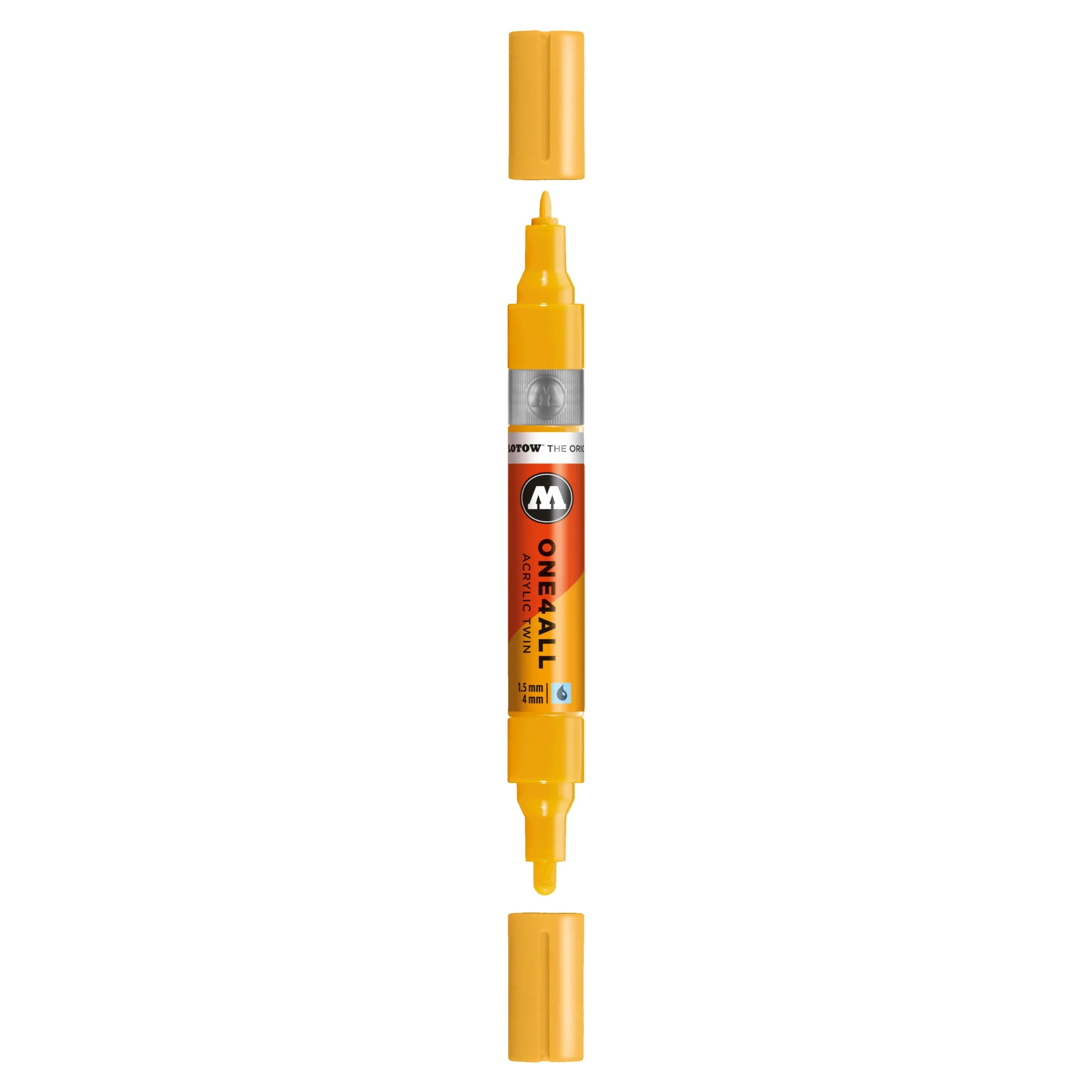 Molotow ONE4ALL Acrylic TWIN Marker (1.5-4mm) - Mustard Yellow image