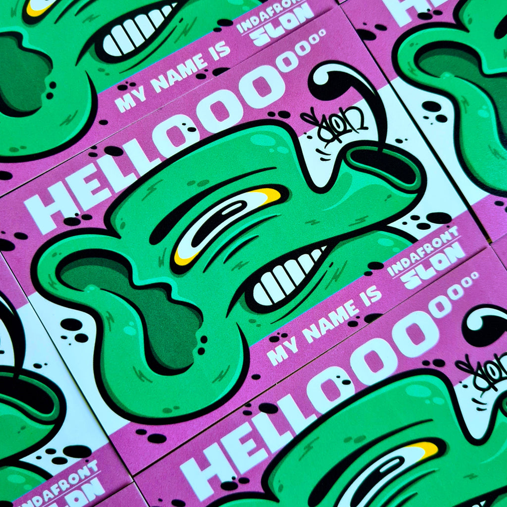 Hellooo Slon Vinyl Stickers - Limited Edition (10 pcs.) image 1