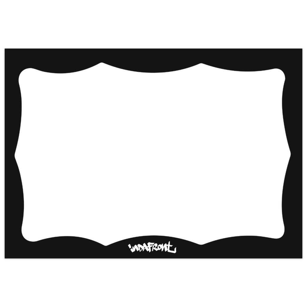 Wavy Border Stickers Black (50 pcs.) image 0