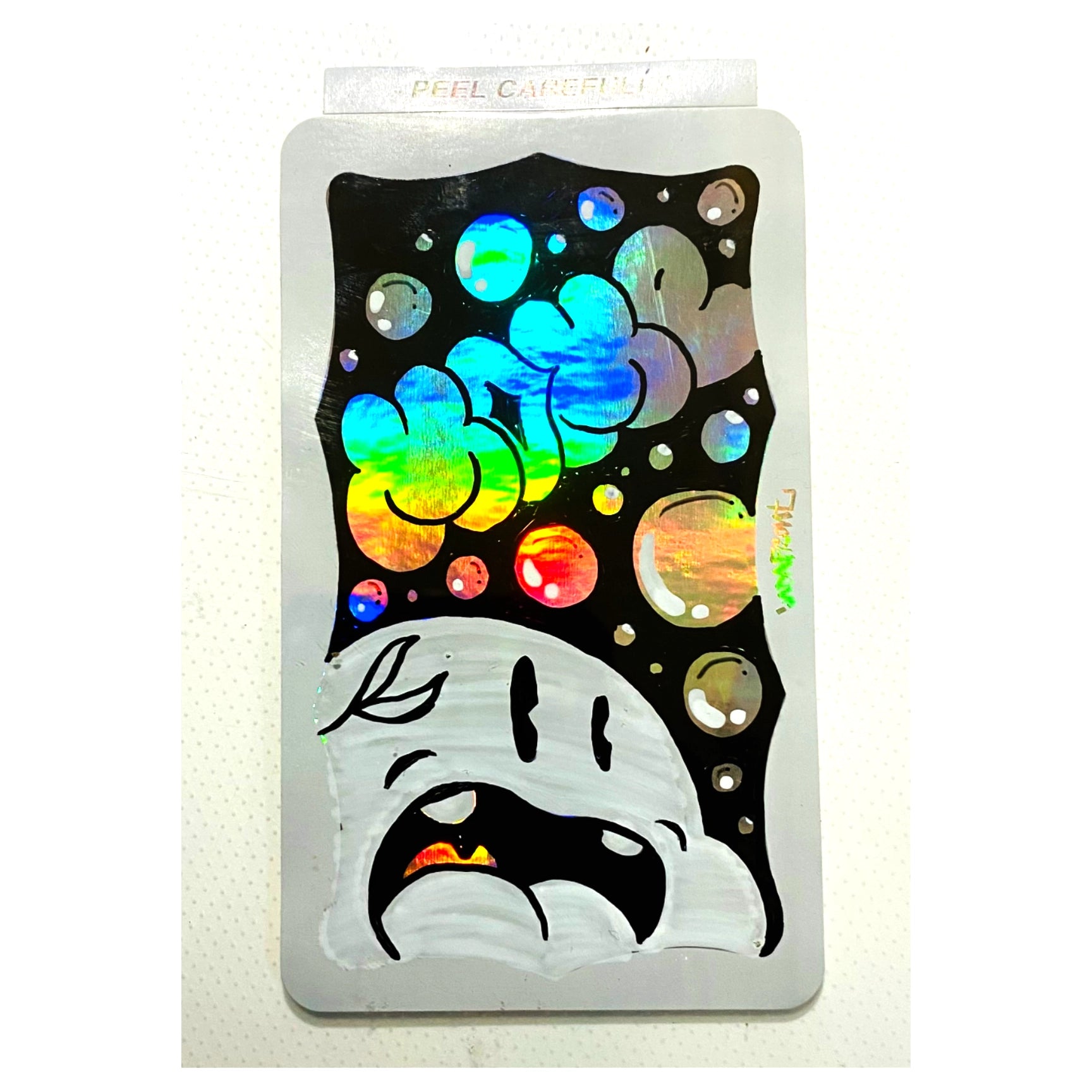 Indafront Eggshell Stickers Wavy Border Hologram (50 pcs.) image 3
