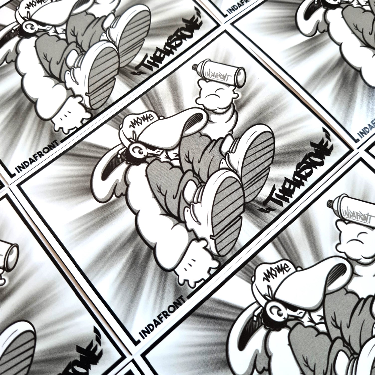 Mome Line Border Vinyl Stickers - Limited Edition (10 pcs.) image 1