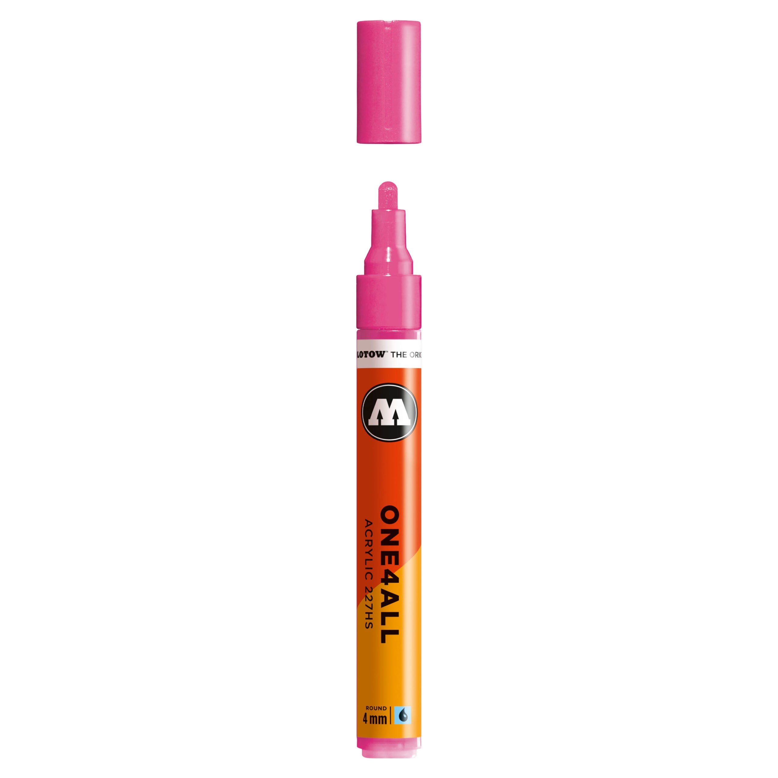 Molotow ONE4ALL 227HS Acrylic Marker (4mm) - Neon Pink image