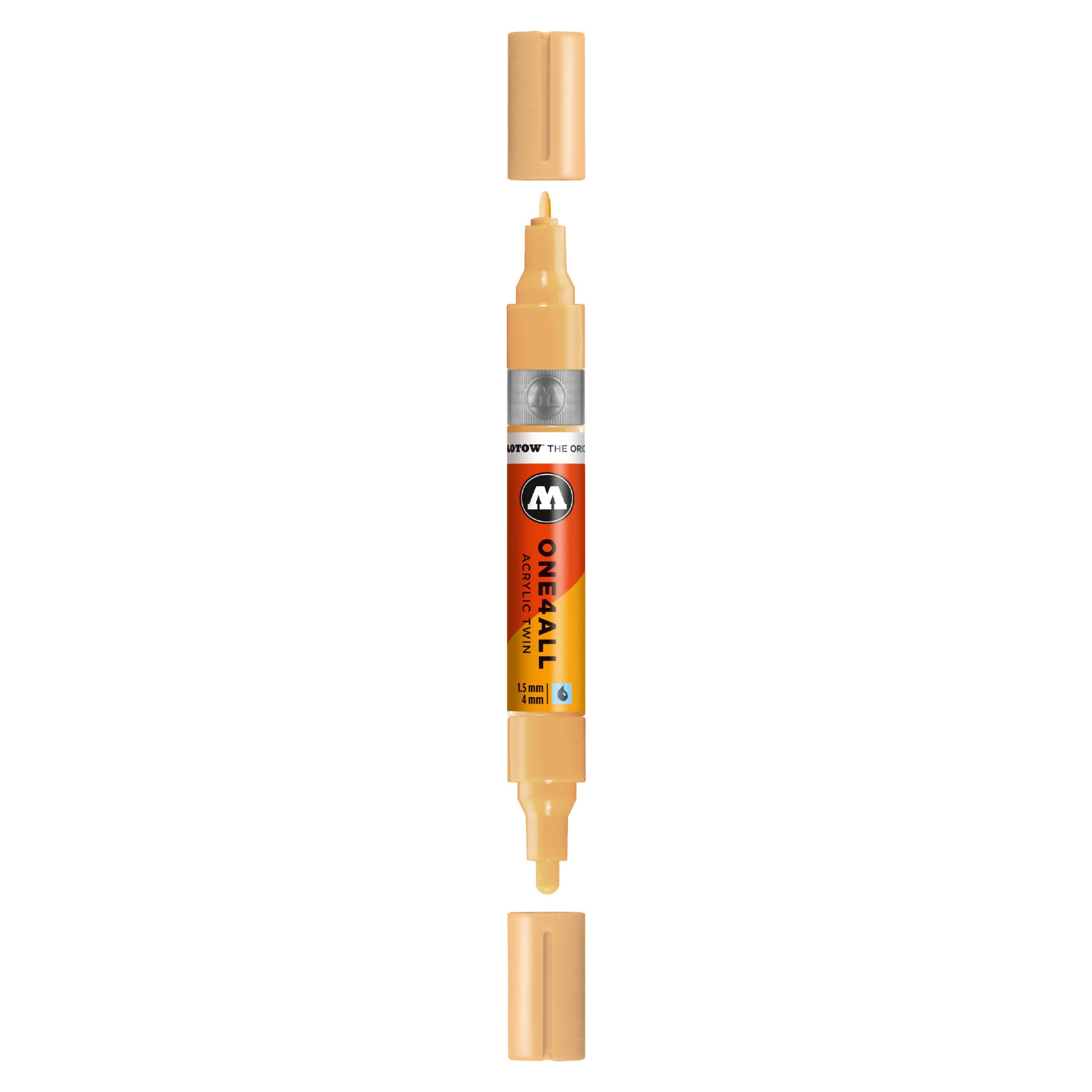 Molotow ONE4ALL Acrylic TWIN Marker (1.5-4mm) - Sahara Beige Pastel image