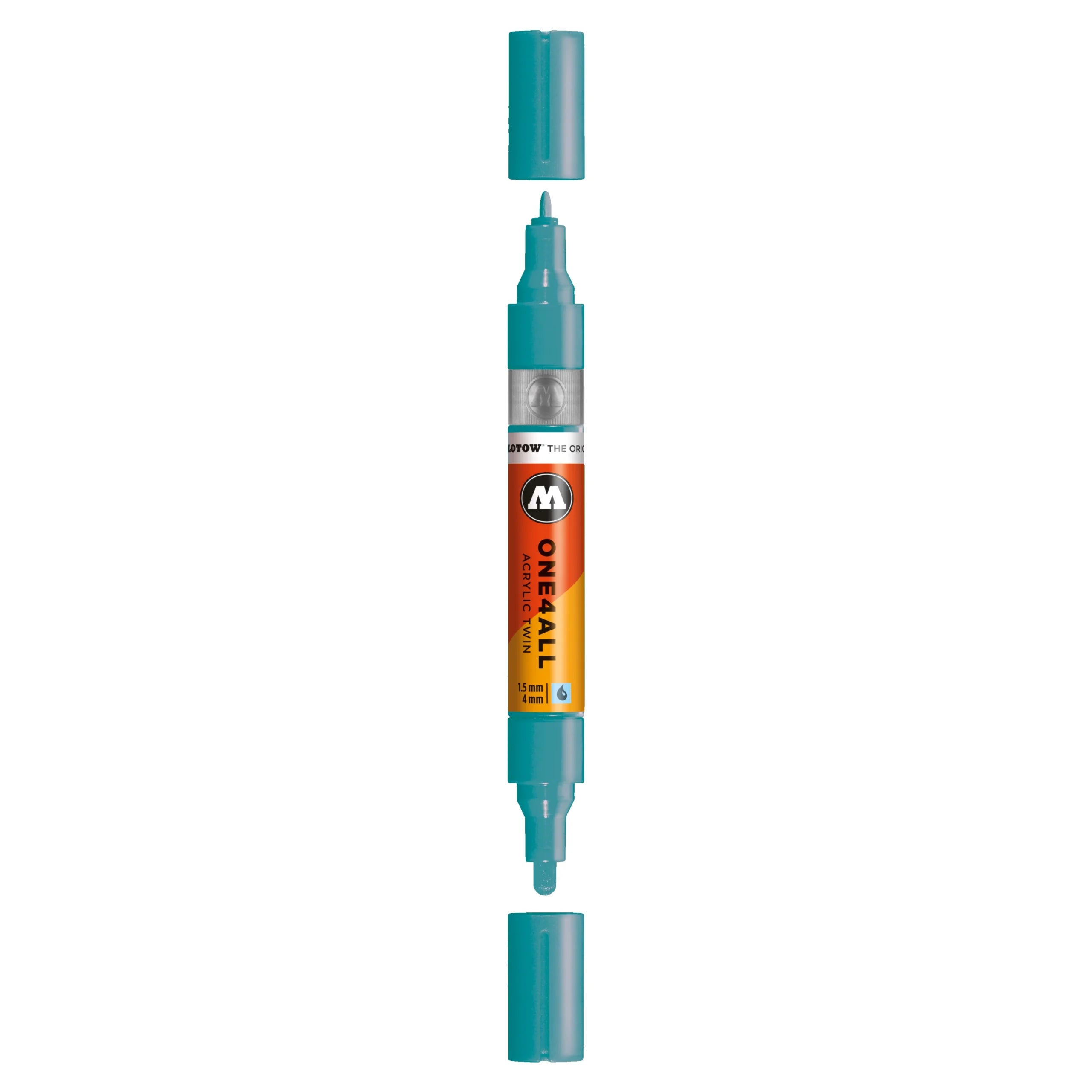 Molotow ONE4ALL Acrylic TWIN Marker (1.5-4mm) - Olympia Blue image