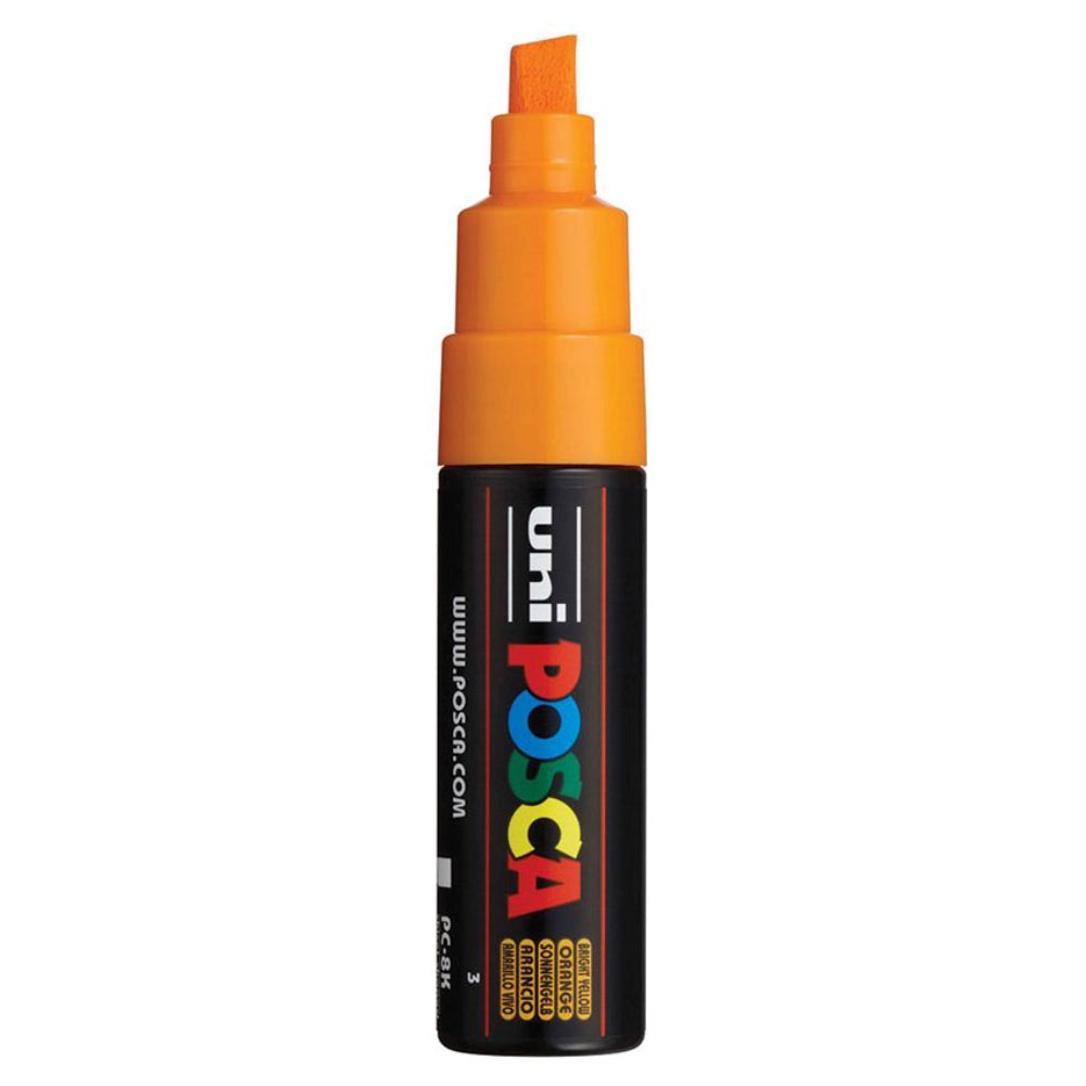 Posca PC-8K Acrylic Marker (8mm) - Bright Yellow image