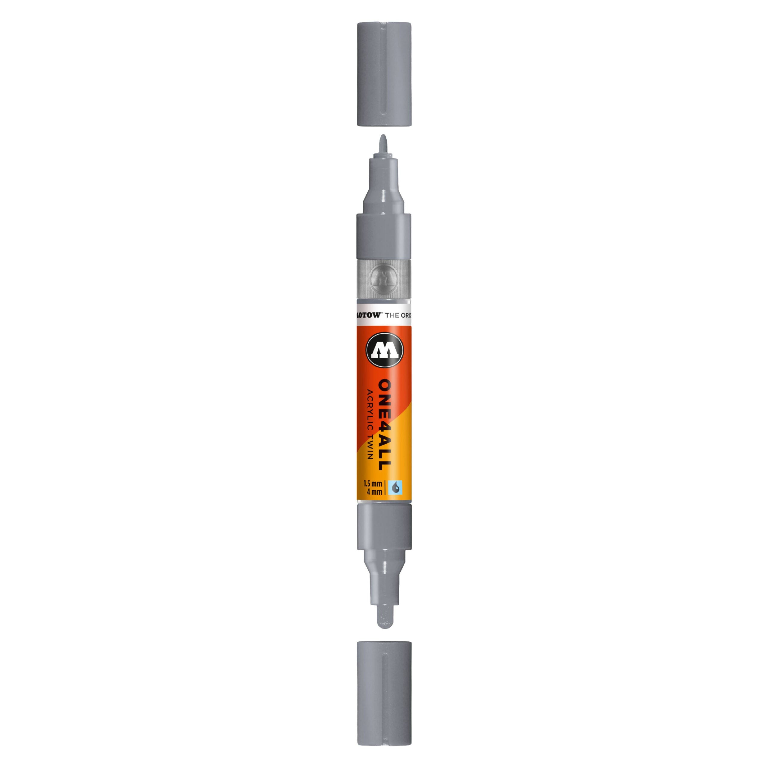 Molotow ONE4ALL Acrylic TWIN Marker (1.5-4mm) - Cool Grey Pastel image