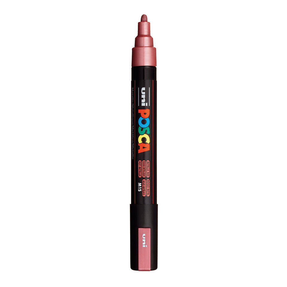 Posca PC-5M Acrylic Marker (Medium) - Metallic Red image