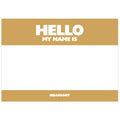 Hello My Name is Stickers Beige (50 pcs.) image 0