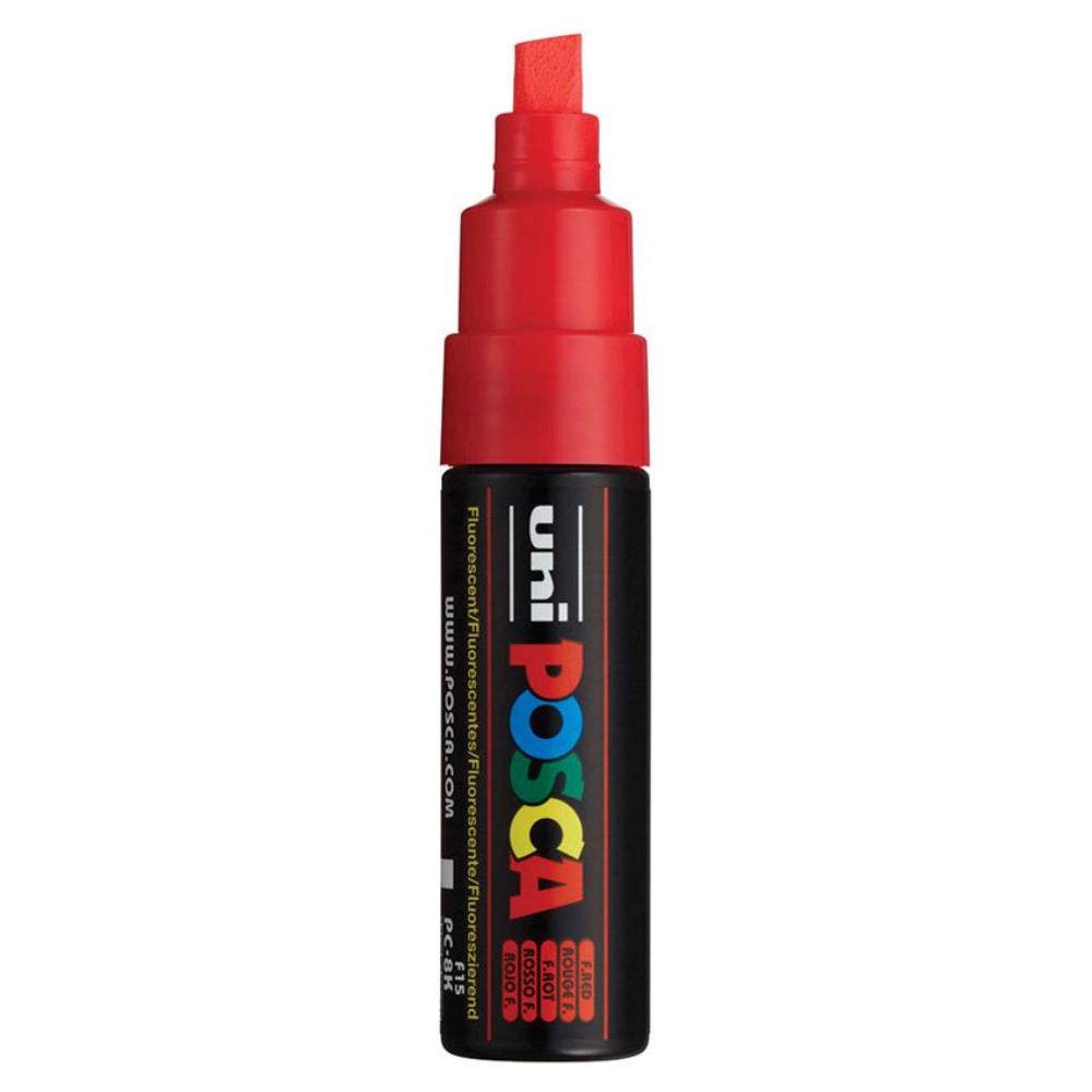 Posca PC-8K Acrylic Marker (8mm) - Fluo Red image