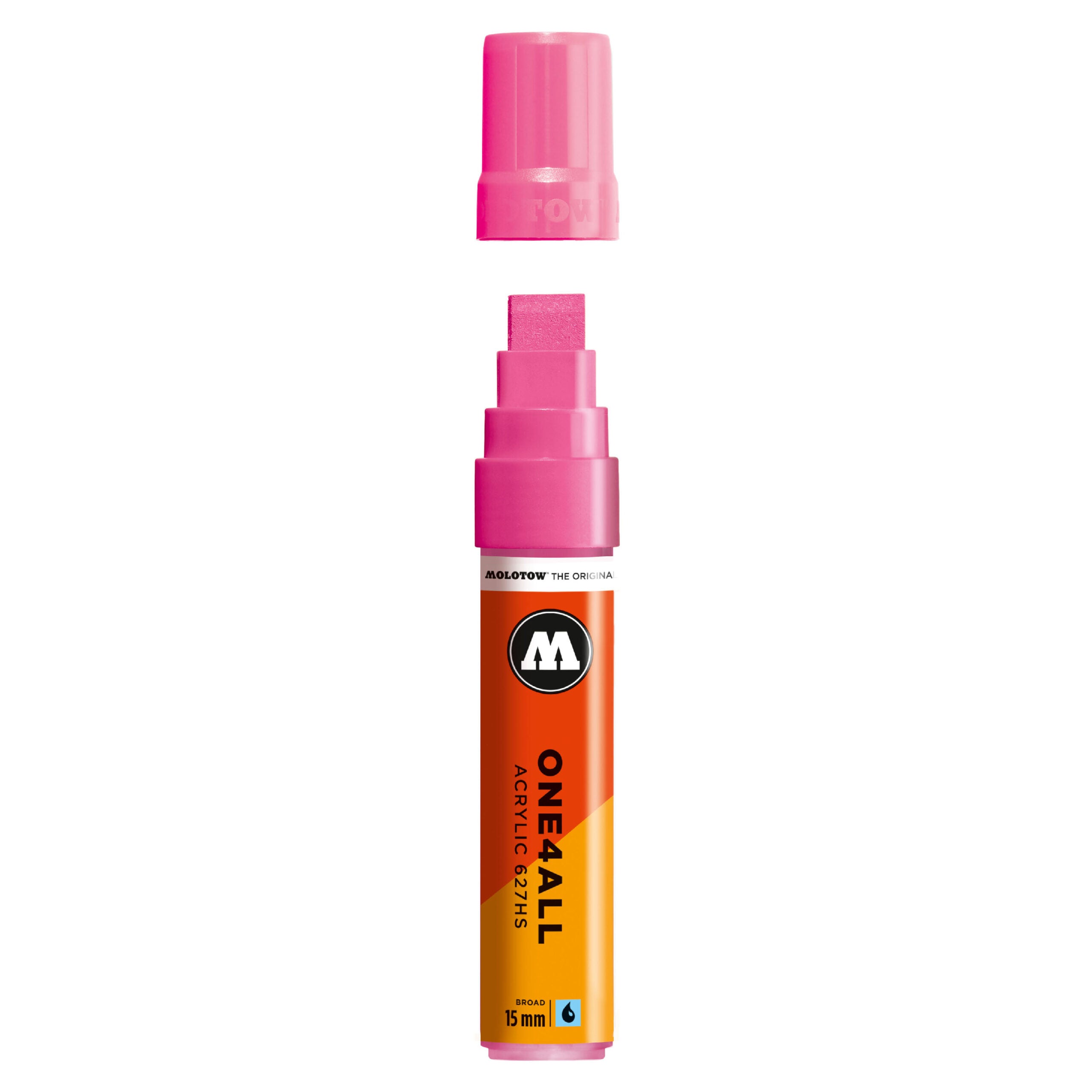 Molotow ONE4ALL 627HS Acrylic Marker (15mm) - Neon Pink image