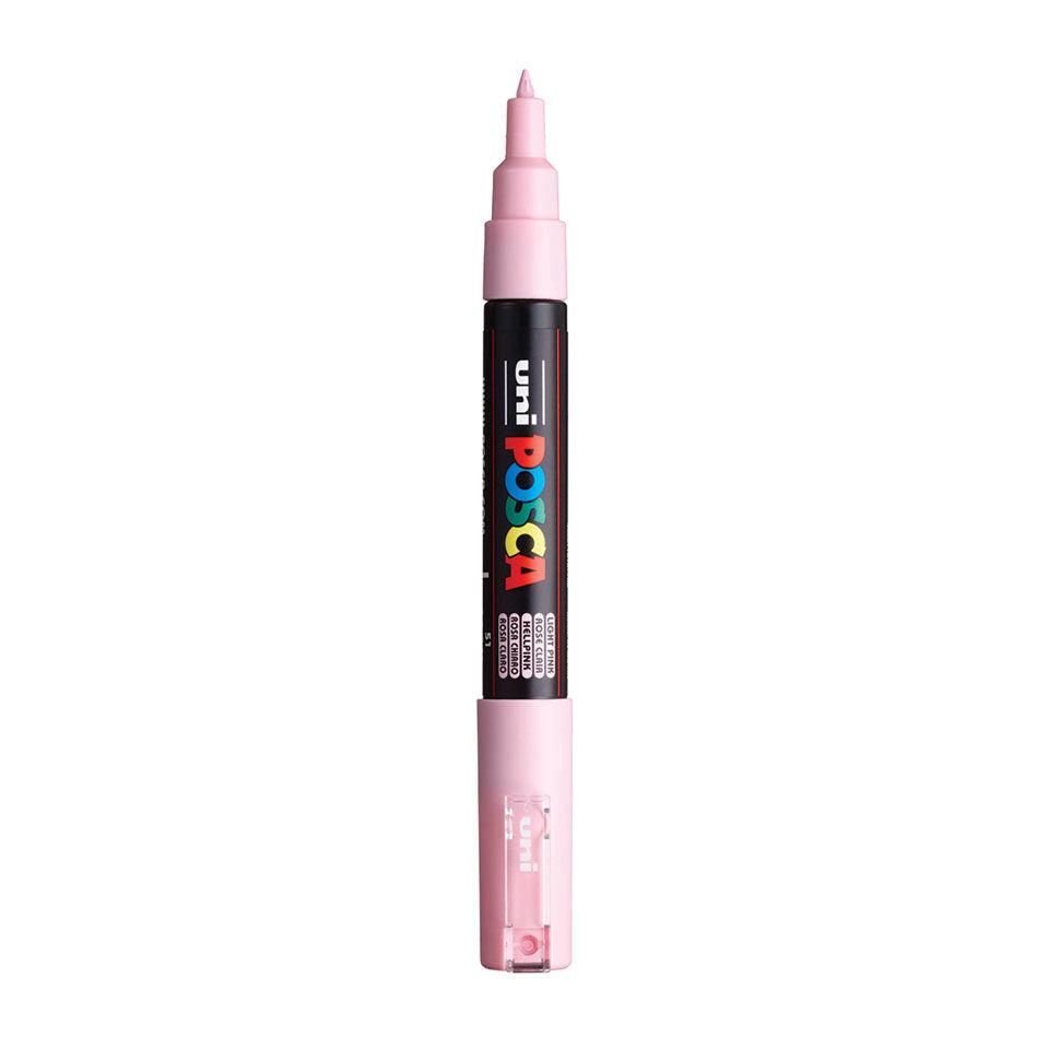 Posca PC-1MC Acrylic Marker (Extra Fine) - Light Pink image