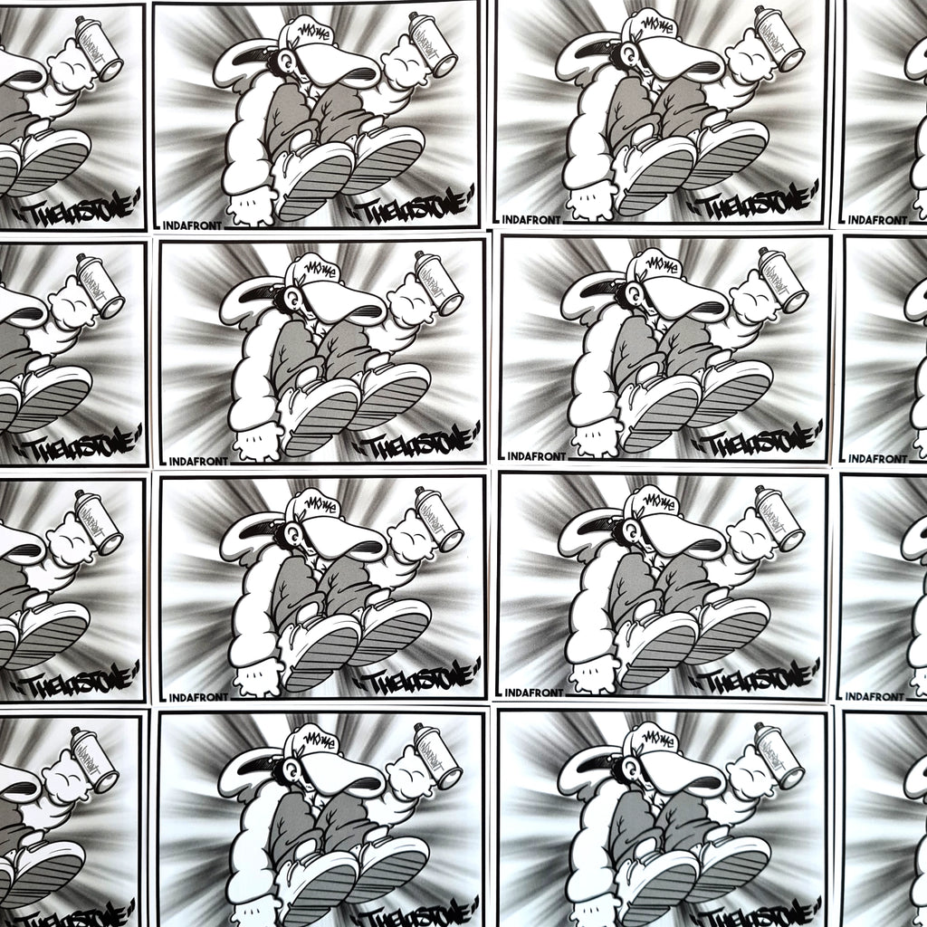 Mome Line Border Vinyl Stickers - Limited Edition (10 pcs.) image 2