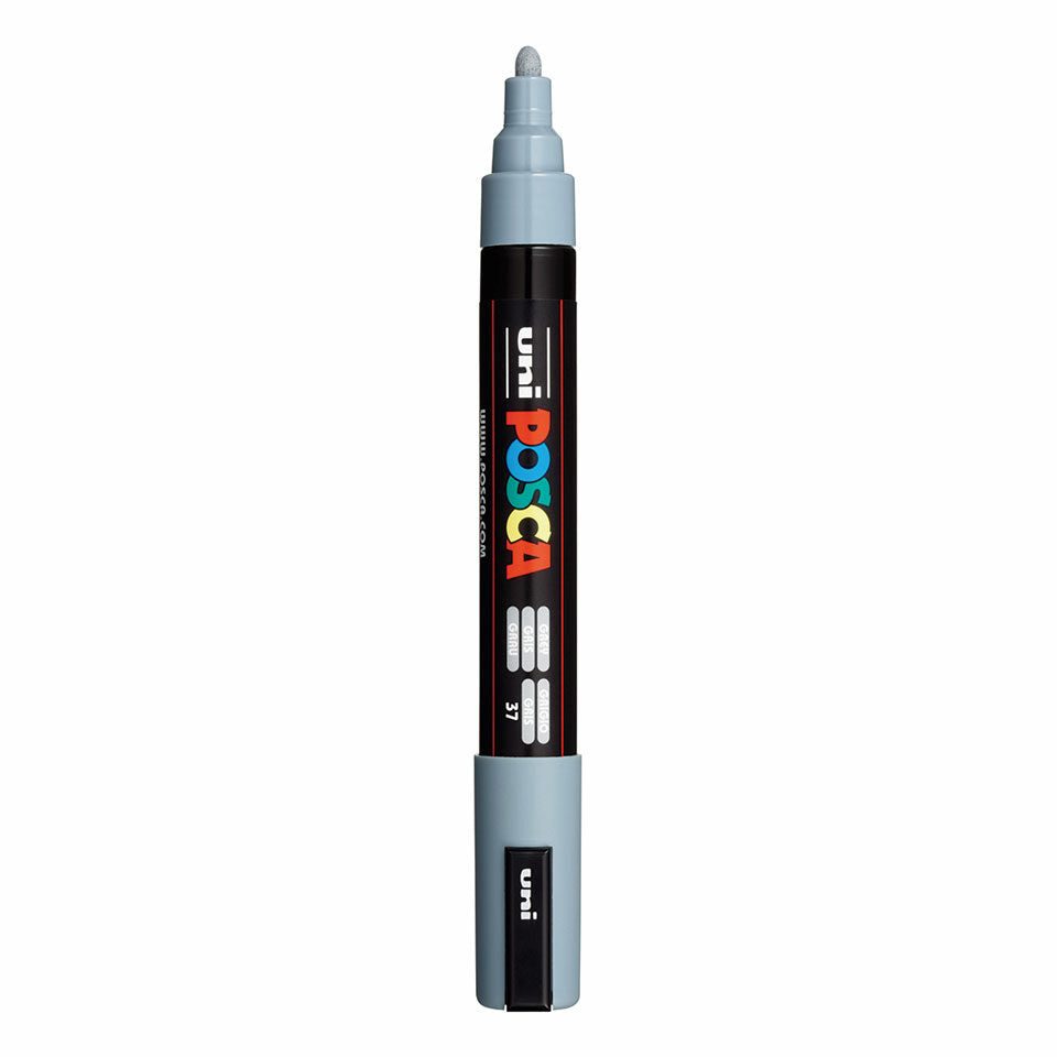 Posca PC-5M Acrylic Marker (Medium) - Grey image