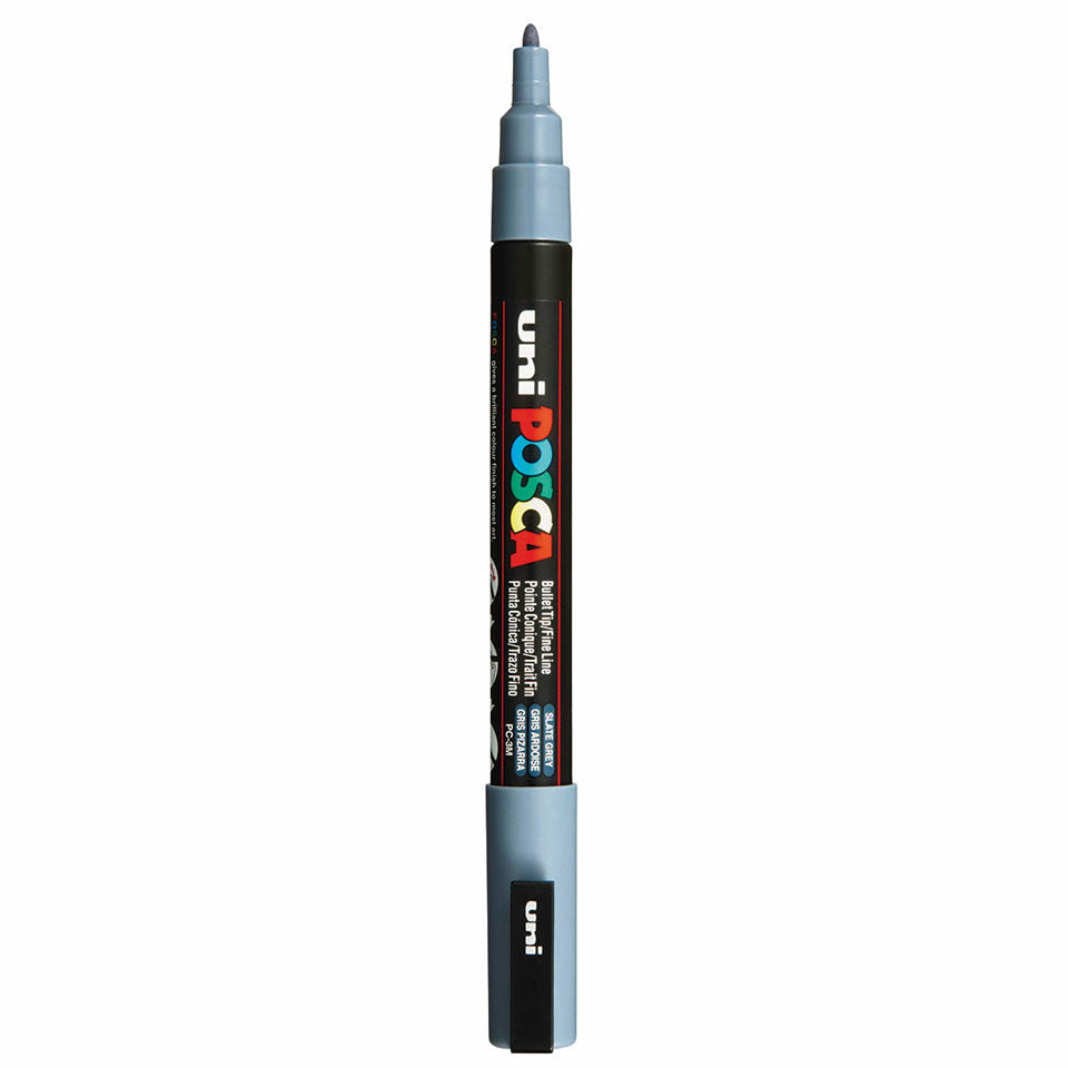 Posca PC-3M Acrylic Marker (Fine) - Slate Grey image