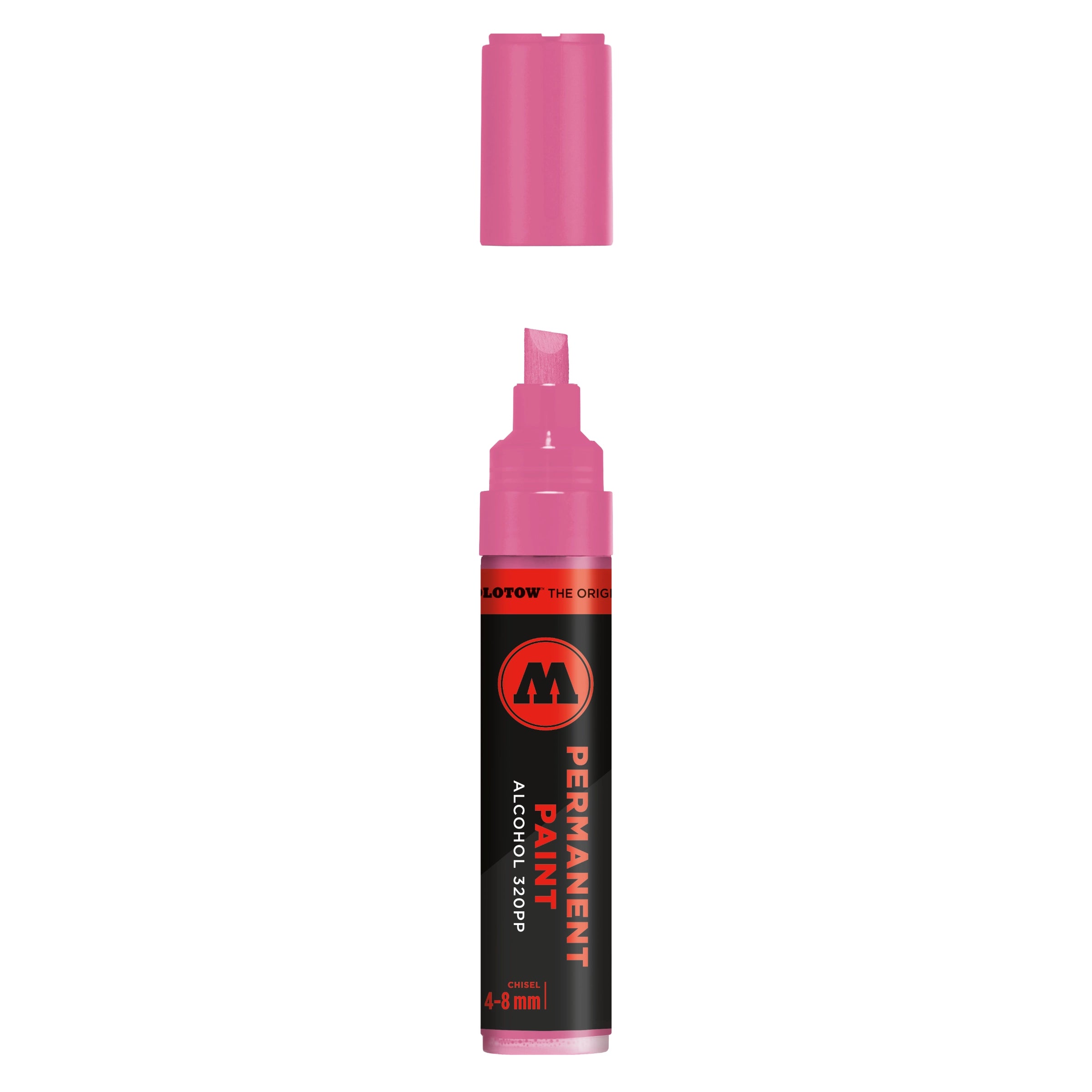 Molotow Permanent Paint 320PP Alcohol Marker (4-8mm) - Fuchsia Pink image