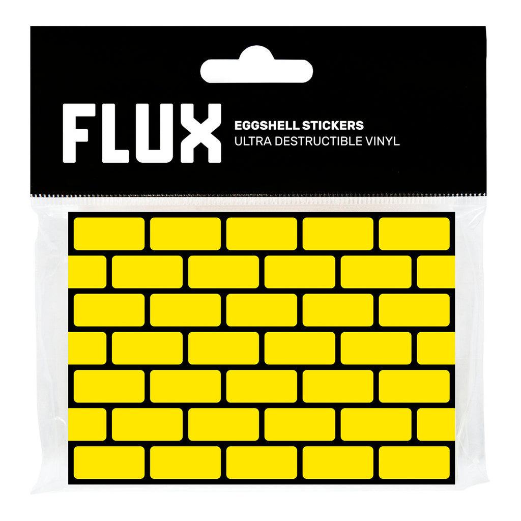 FLUX Egg Shell Stickers Bricks Yellow (50 pcs.) image 0