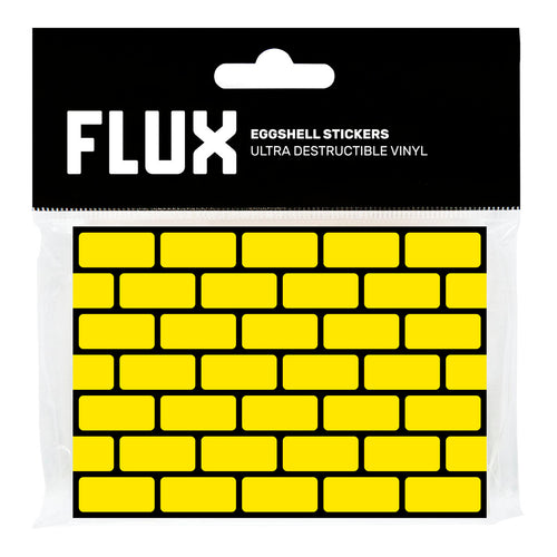 FLUX Egg Shell Stickers Bricks Yellow (50 pcs.) image 0