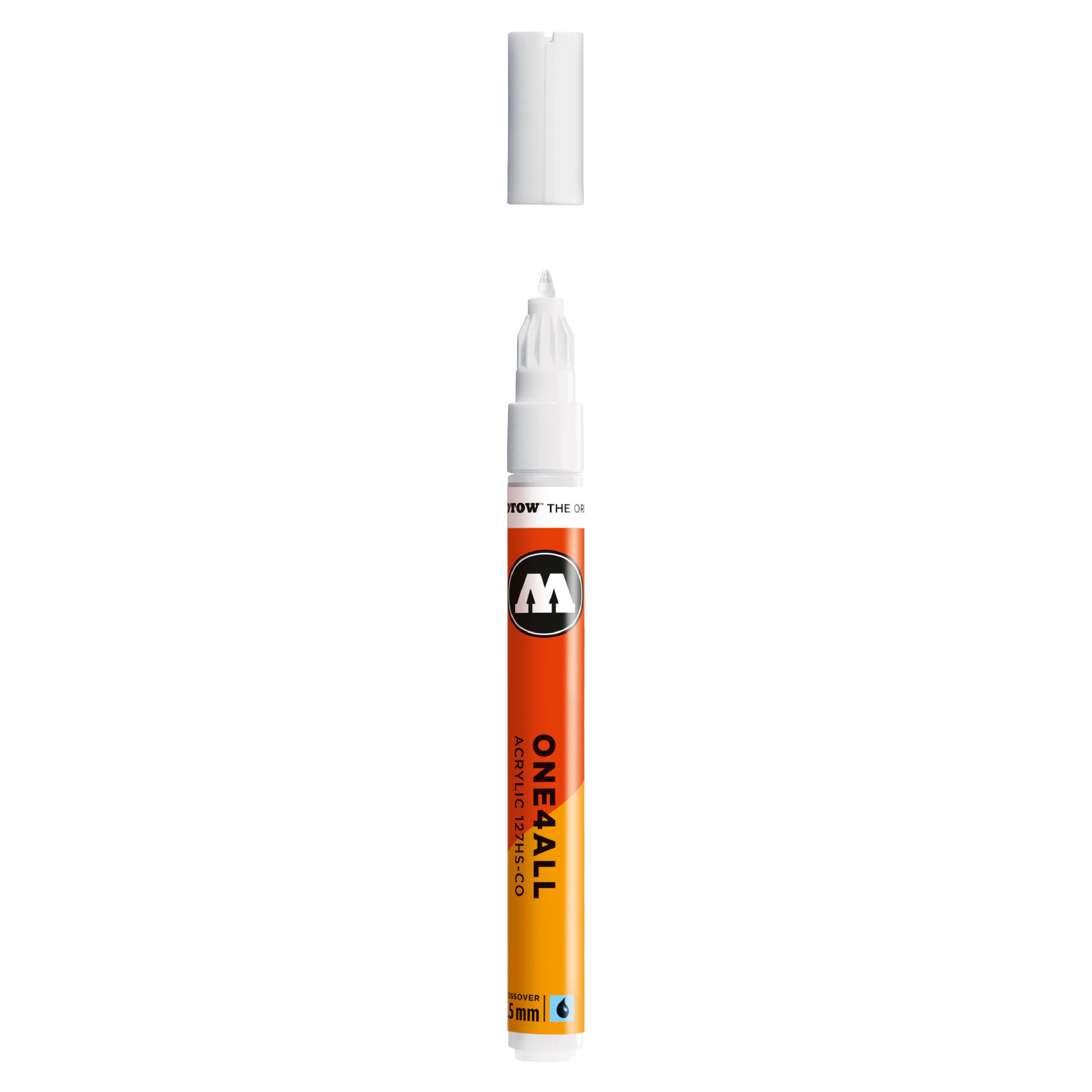 Molotow ONE4ALL 127HS-CO Acrylic Marker (1,5mm) - Signal White image