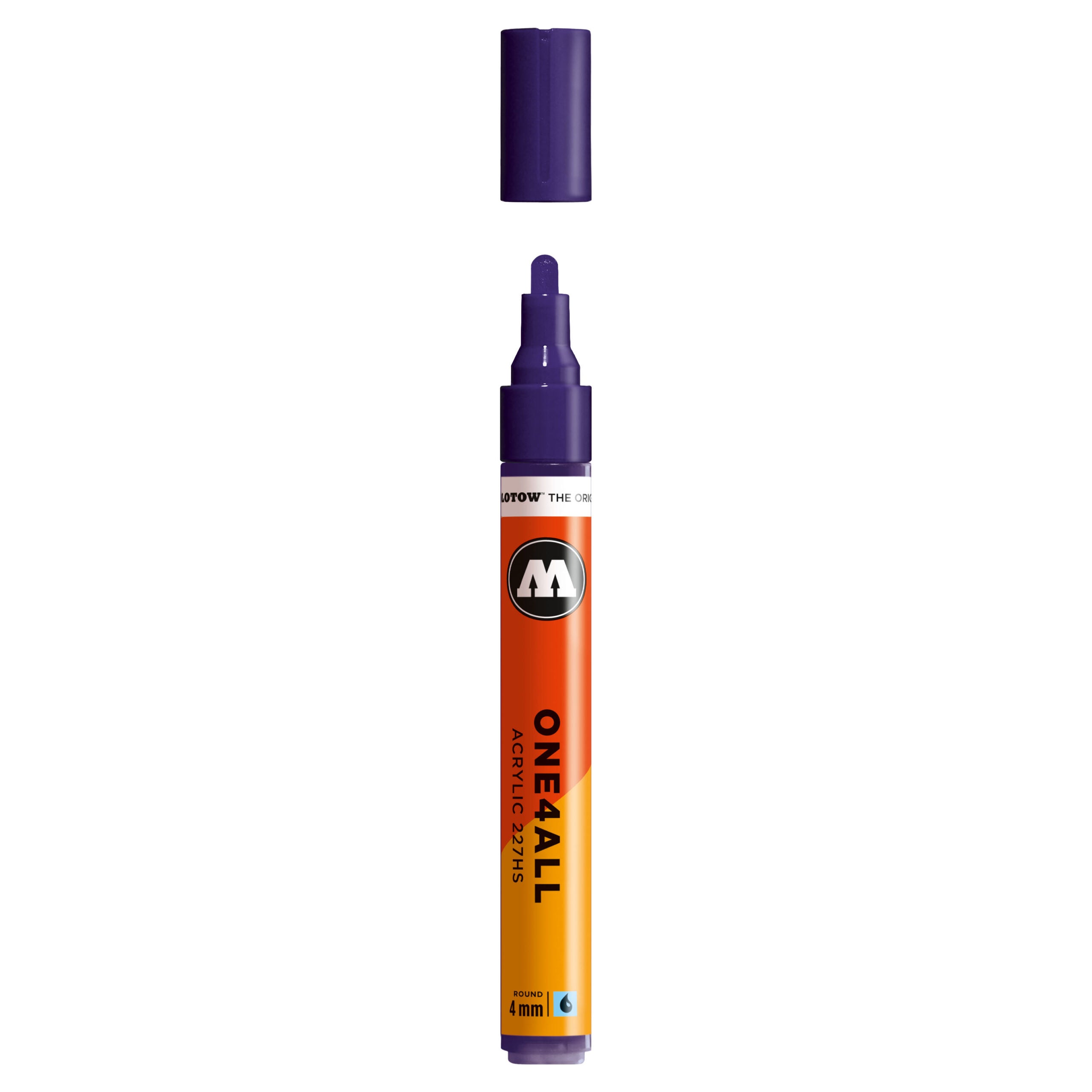 Molotow ONE4ALL 227HS Acrylic Marker (4mm) - Violet Dark image