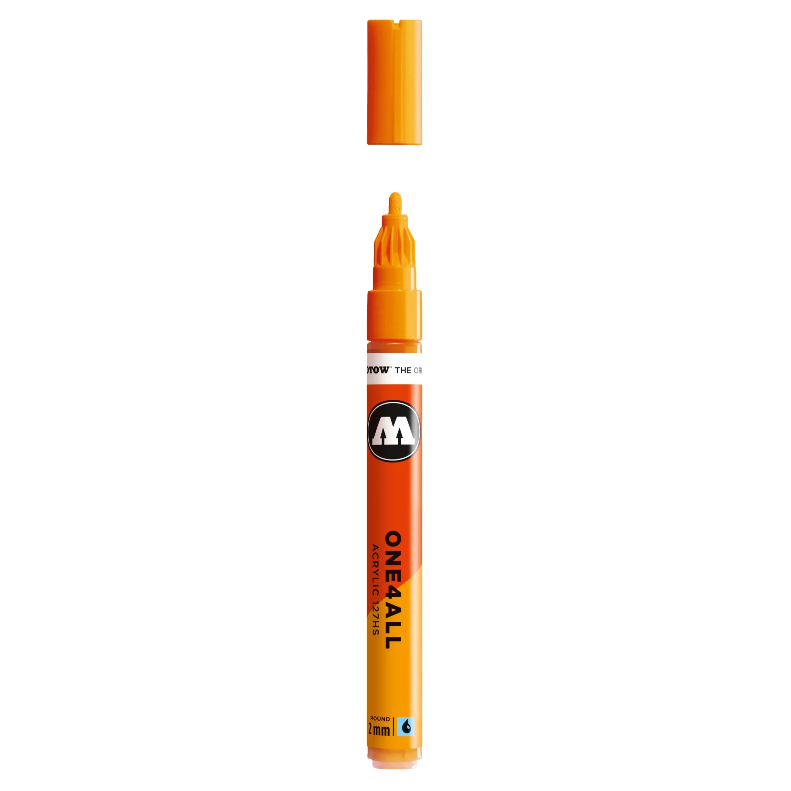 Molotow ONE4ALL 127HS Acrylic Marker (2mm) - Light Orange image