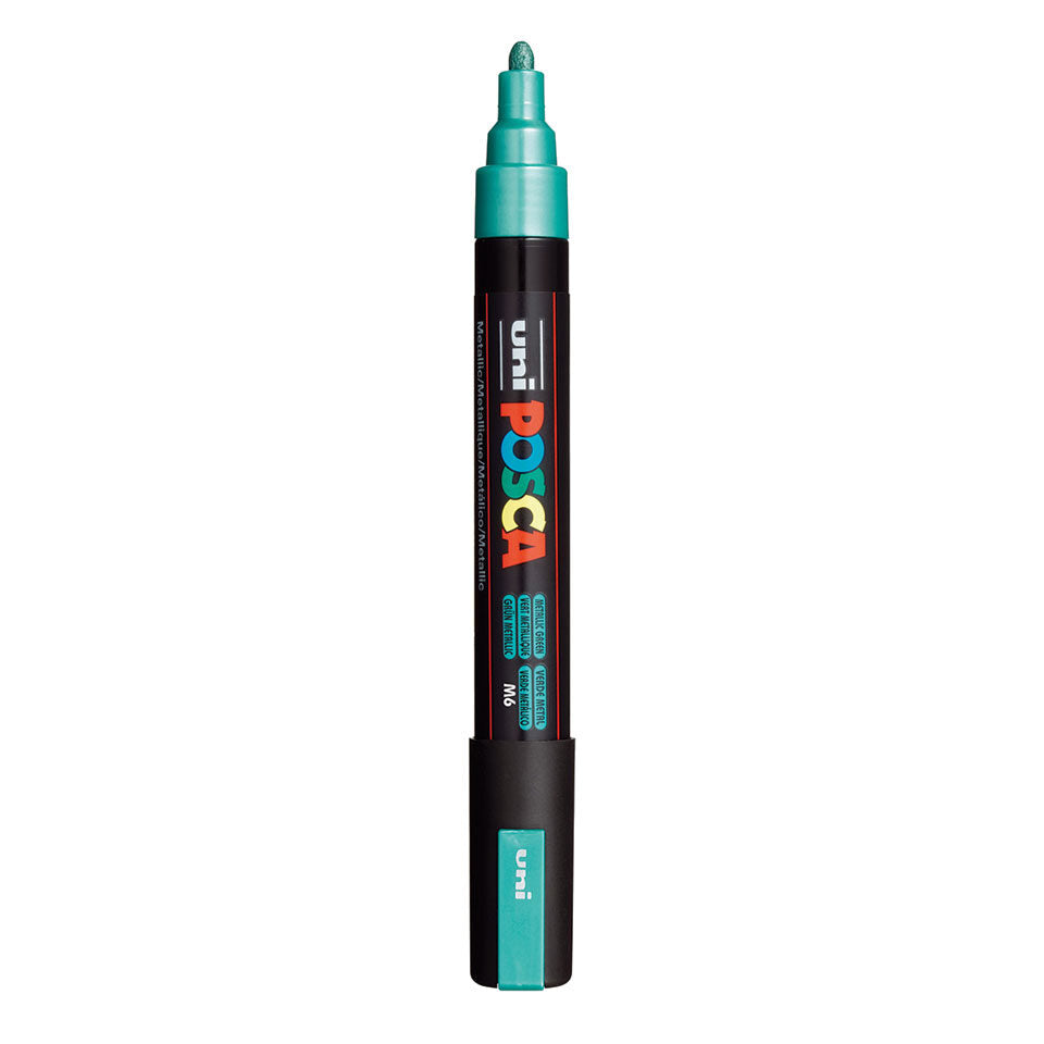 Posca PC-5M Acrylic Marker (Medium) - Metallic Green image