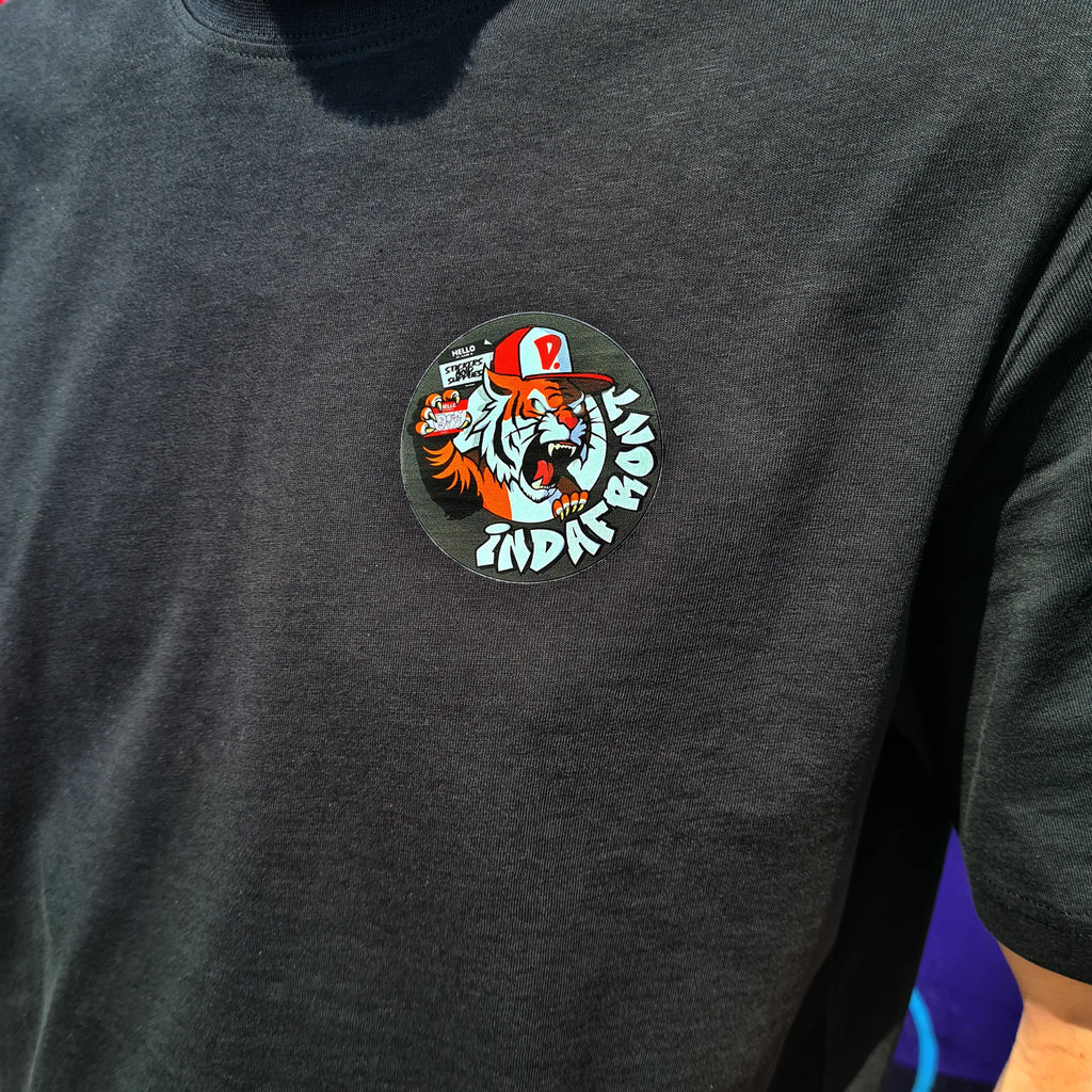 Roaring Taggie T-Shirt - Black image 2