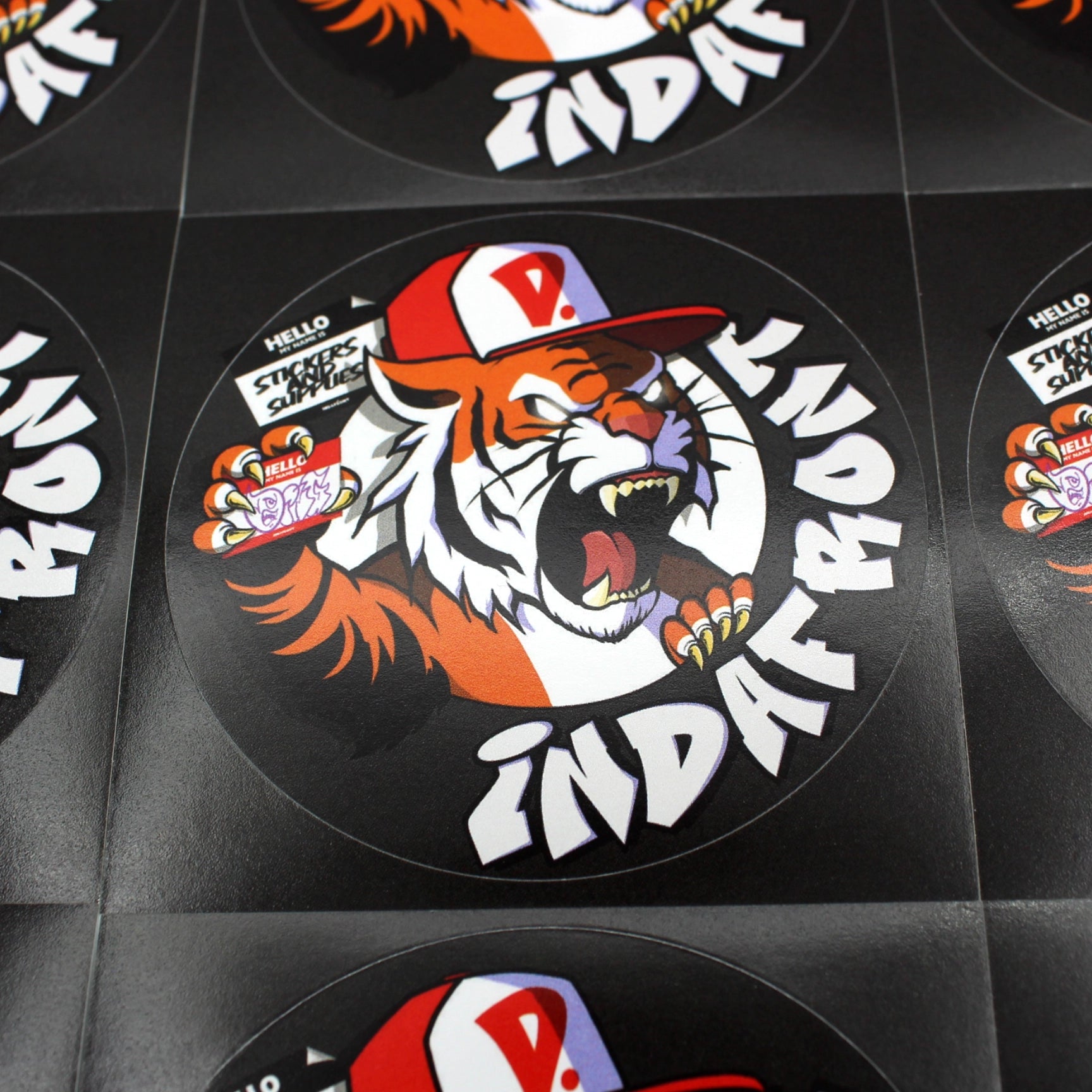 Roaring Taggie Vinyl Stickers (10 pcs.) image 2