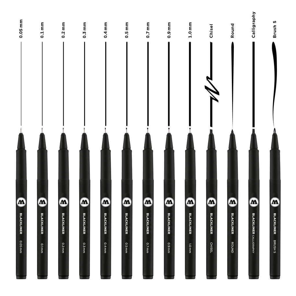 Molotow Blackliner Complete Set (13 pcs.) image 2
