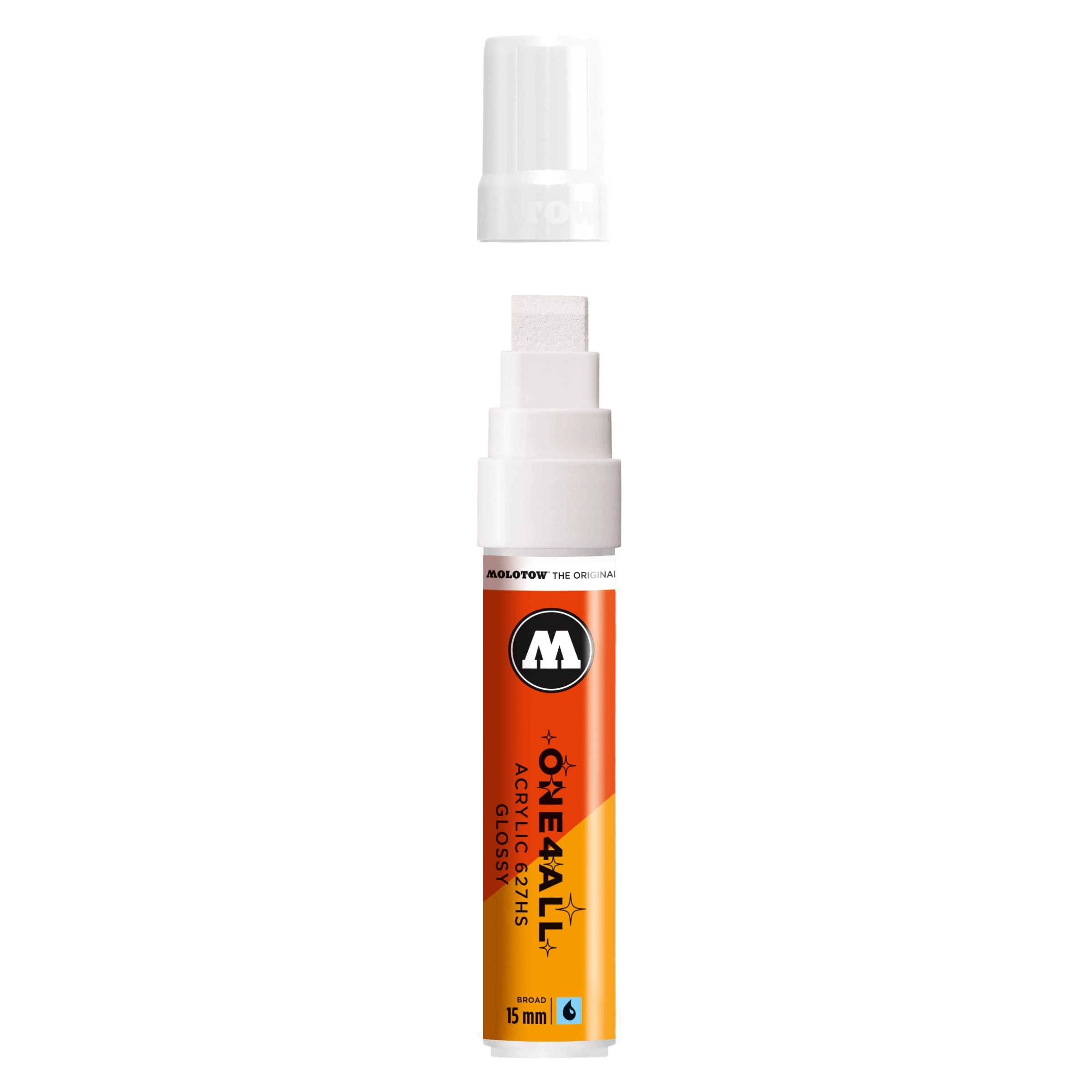 Molotow ONE4ALL 627HS Acrylic Marker (15mm) - Glossy White image