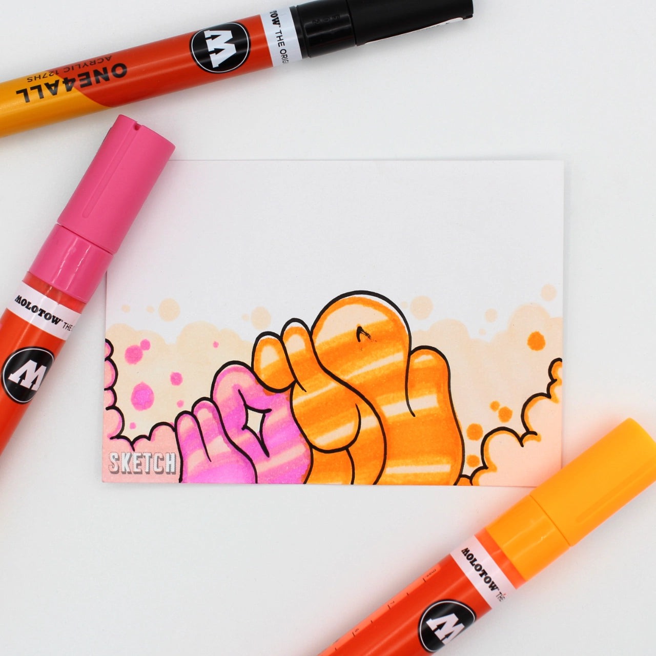 Indafront SKETCH Paper Stickers A7 (50 pcs.) image 1