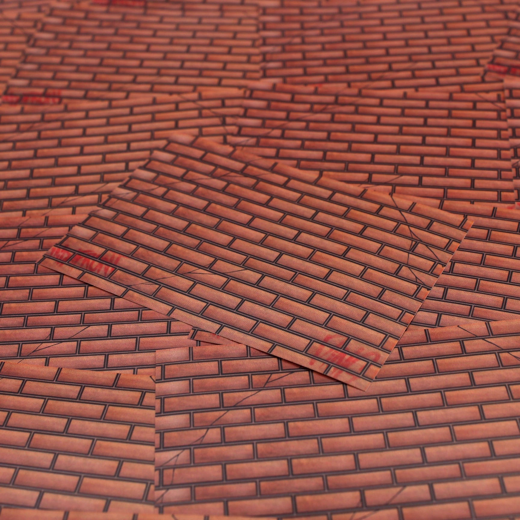 Brick Wall Graffiti Stickers (50 pcs.) image 2