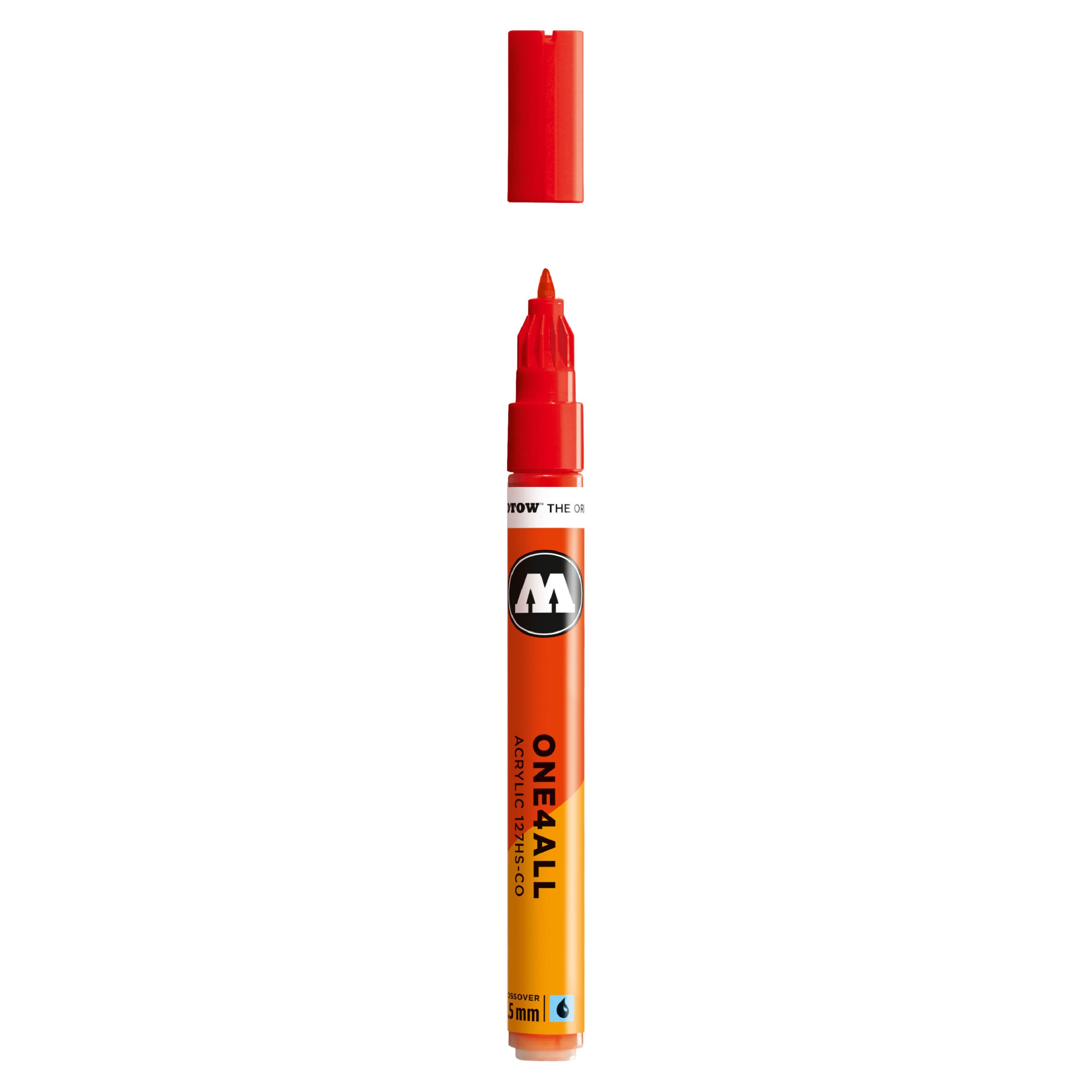 Molotow ONE4ALL 127HS-CO Acrylic Marker (1,5mm) - Traffic Red image
