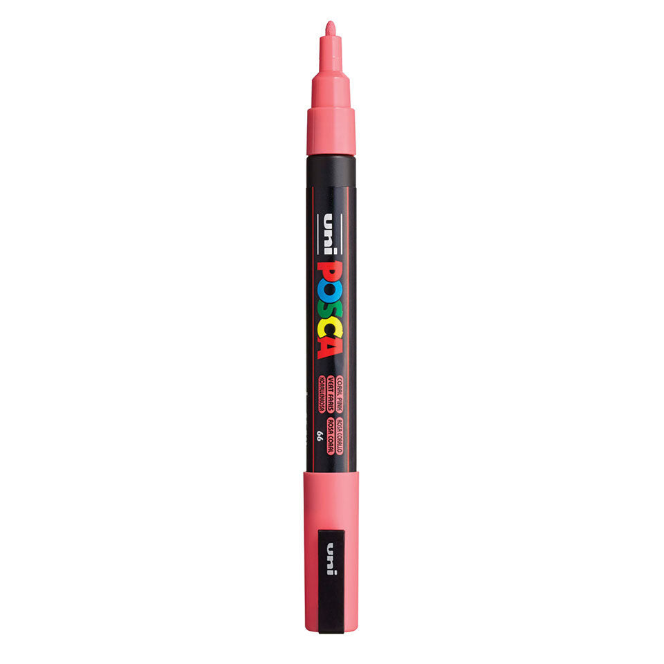 Posca PC-3M Acrylic Marker (Fine) - Coral Pink image