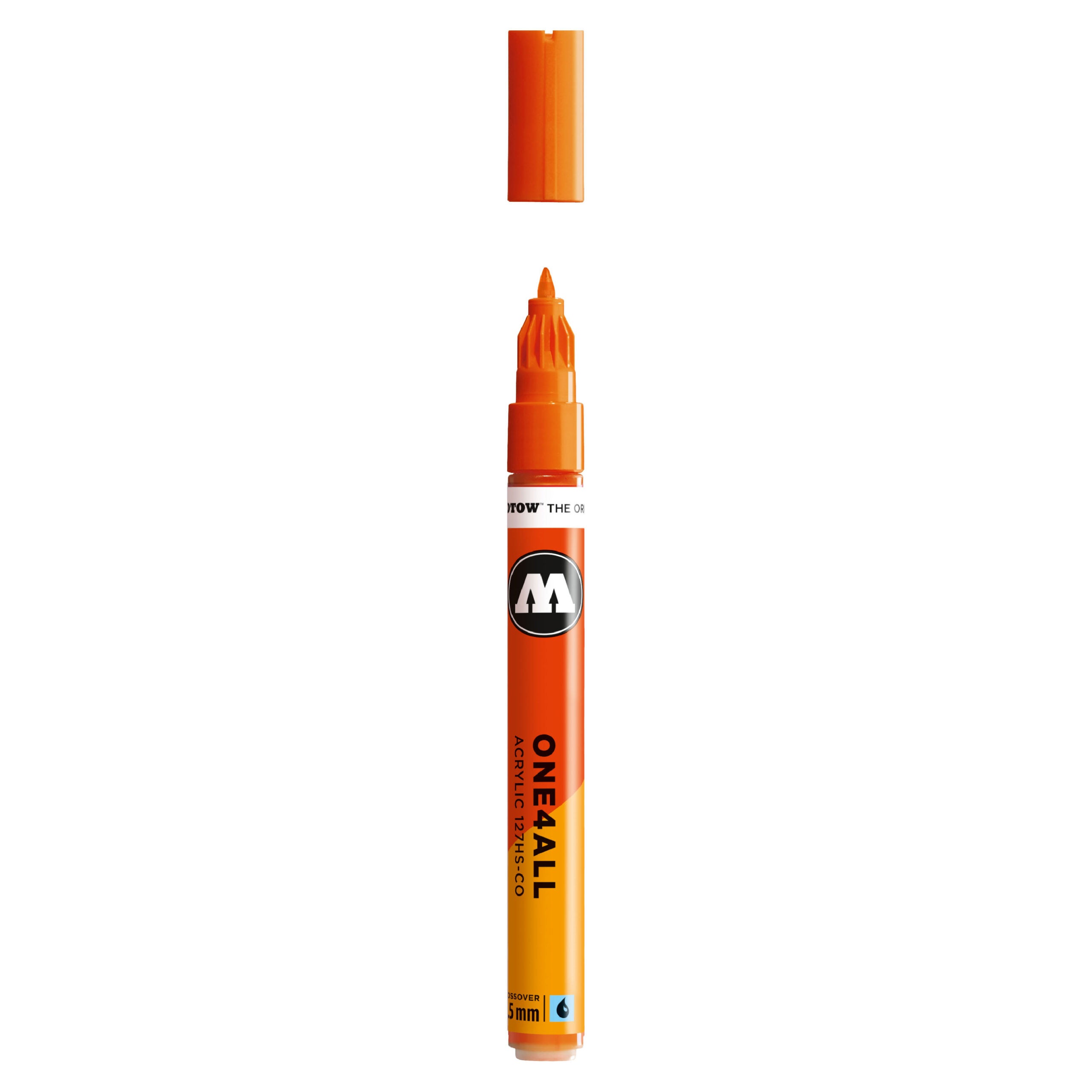 Molotow ONE4ALL 127HS-CO Acrylic Marker (1,5mm) - Dare Orange image
